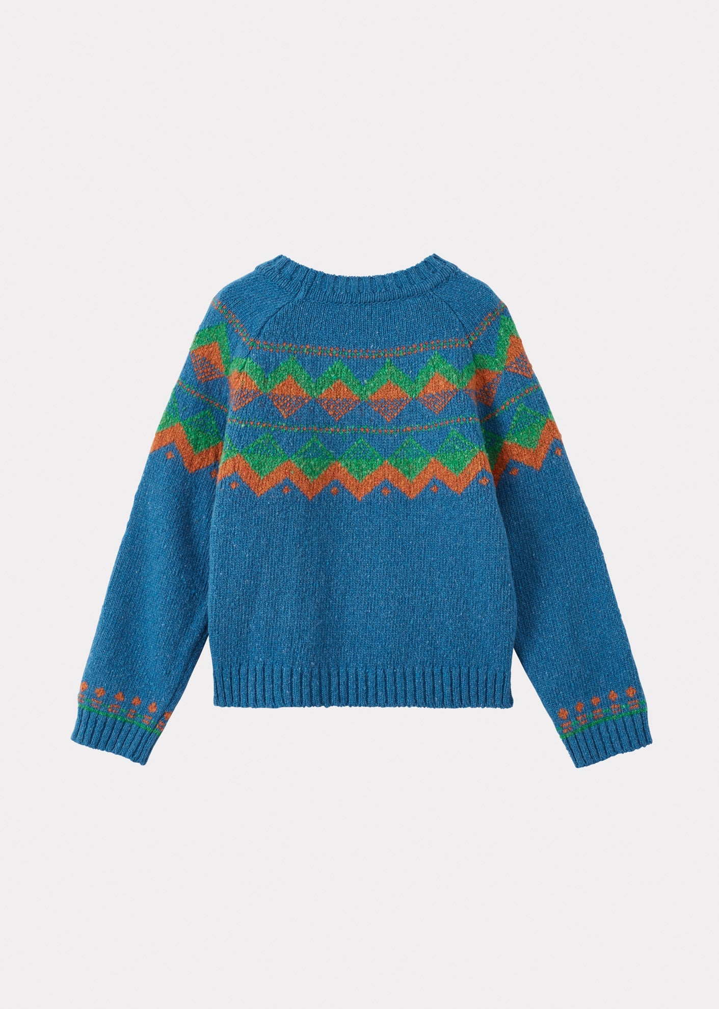 FIR JUMPER AZURE BLUE