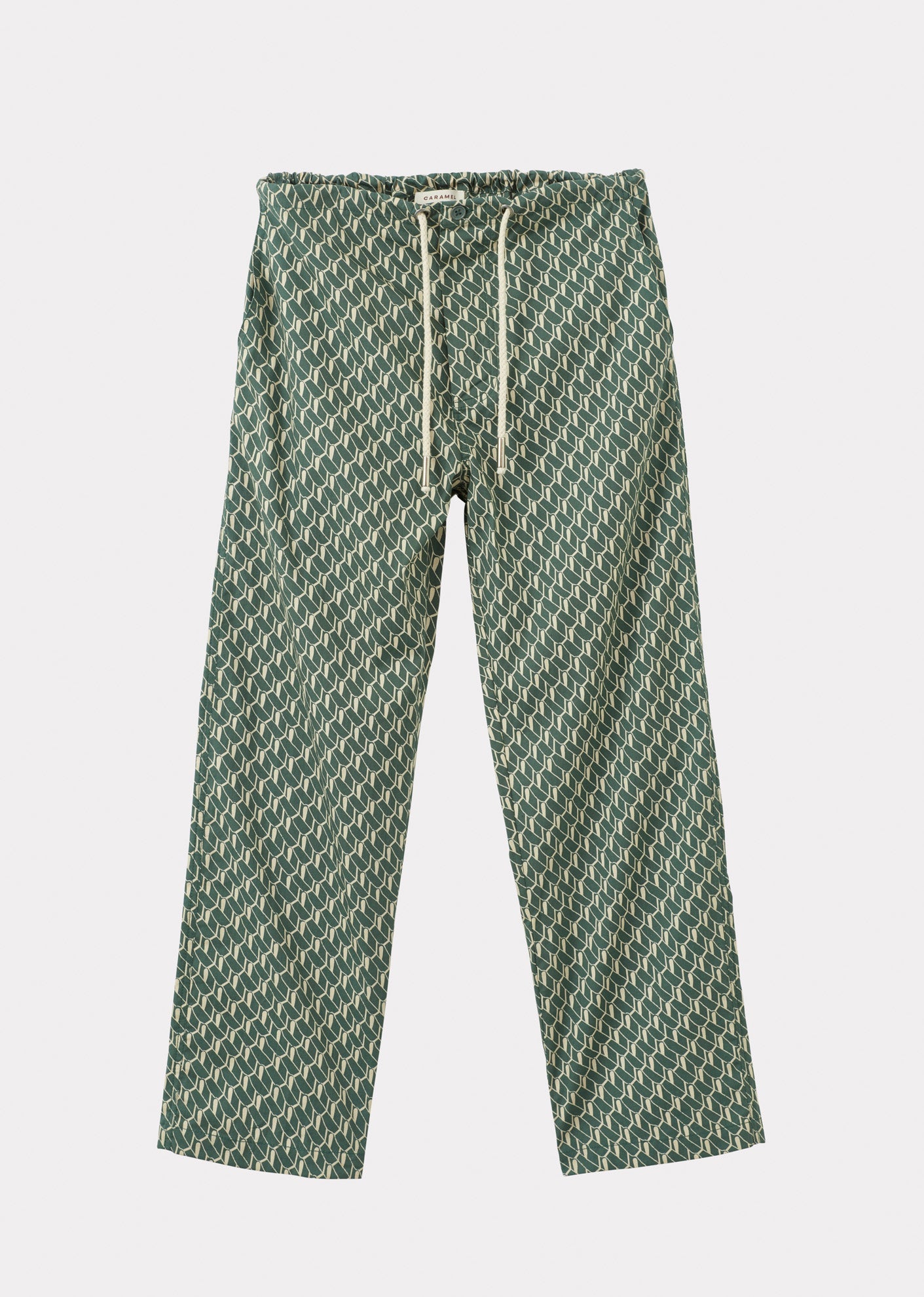 WOMAN JUDO TROUSER - EMERALD GEO PRINT