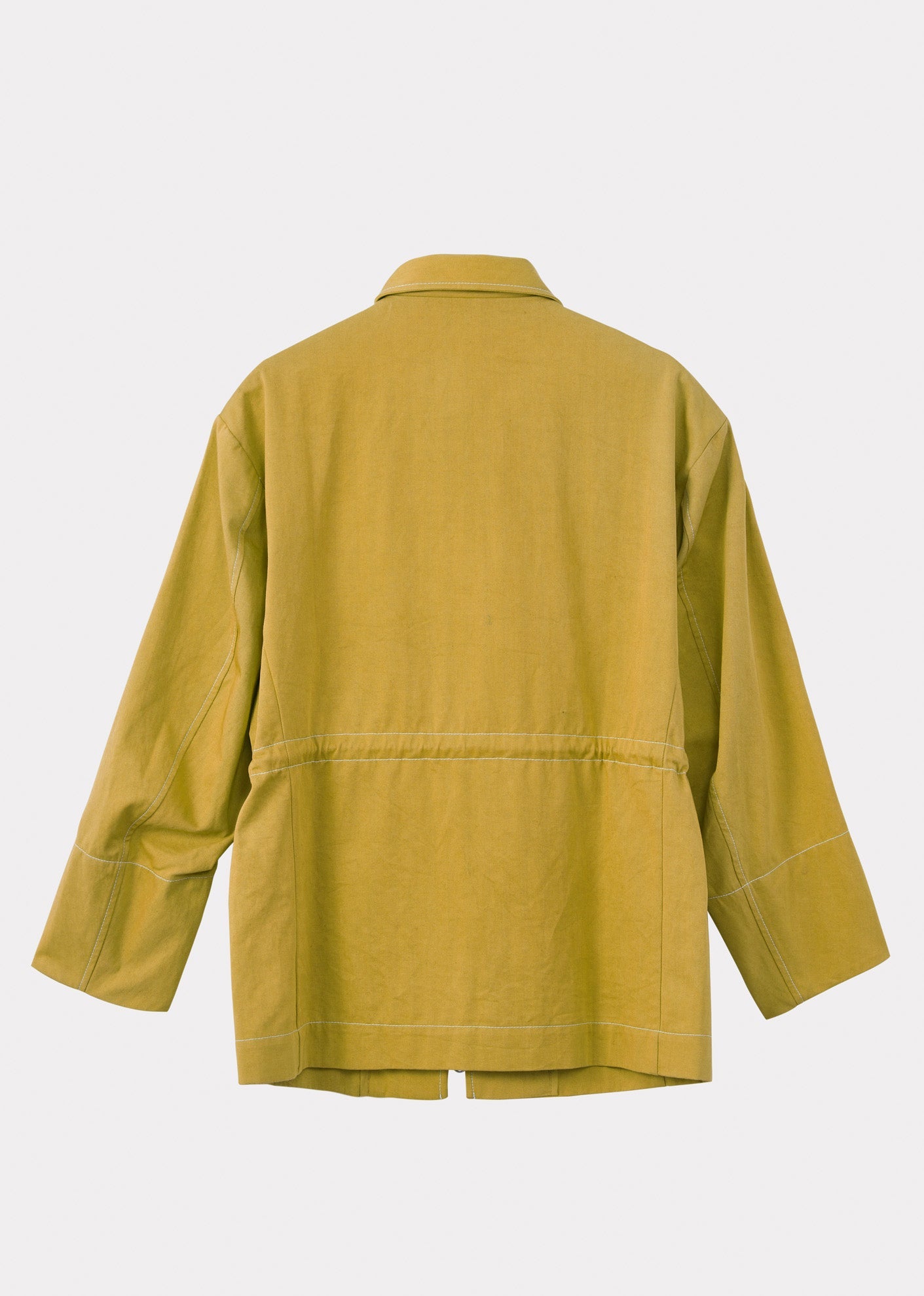 WOMAN UTILITY JACKET - YELLOW TWILL