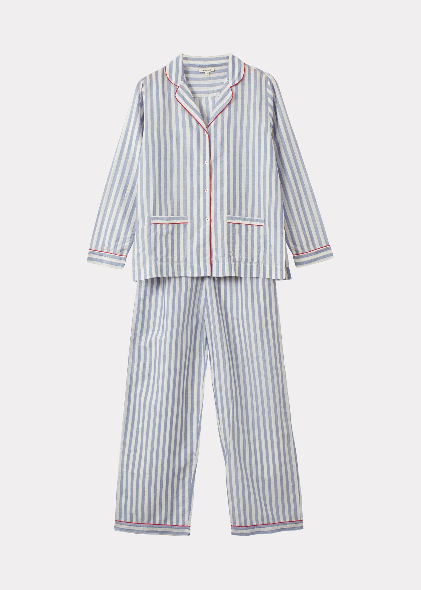 WOMANS PYJAMA INDIGO STRIPE