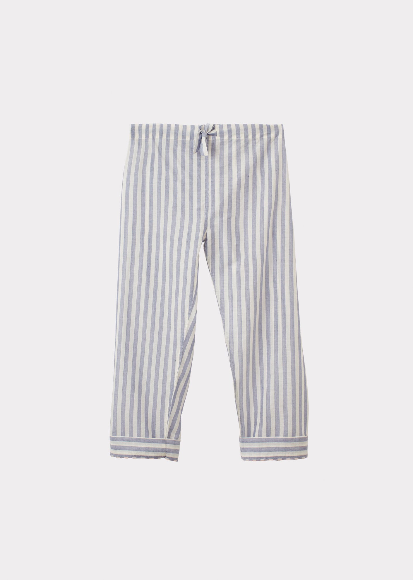 CHILDREN PYJAMA INDIGO BLUE STRIPE