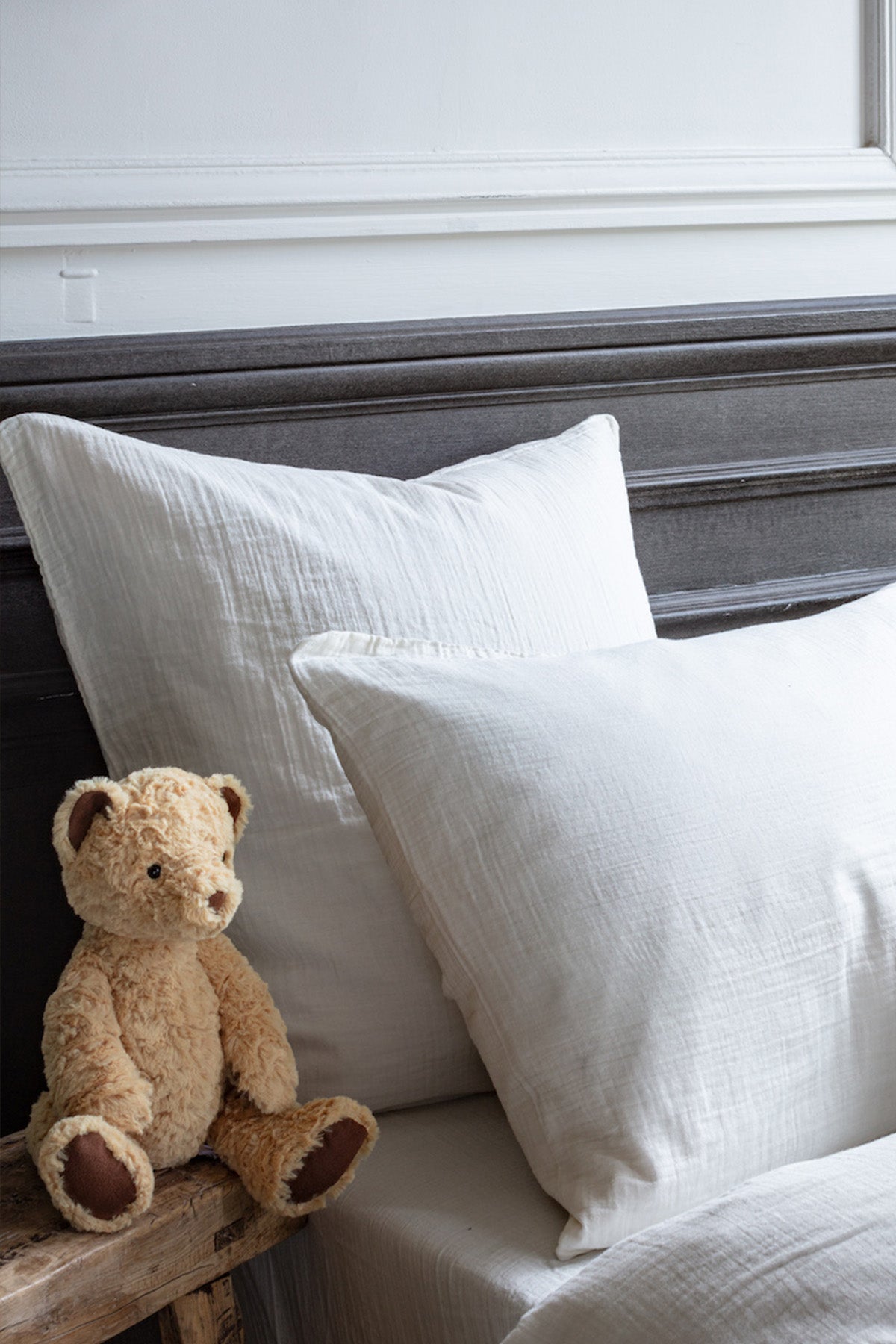 PILLOW COVER 50 X 70- MERCI - BLANC DE MEUDON