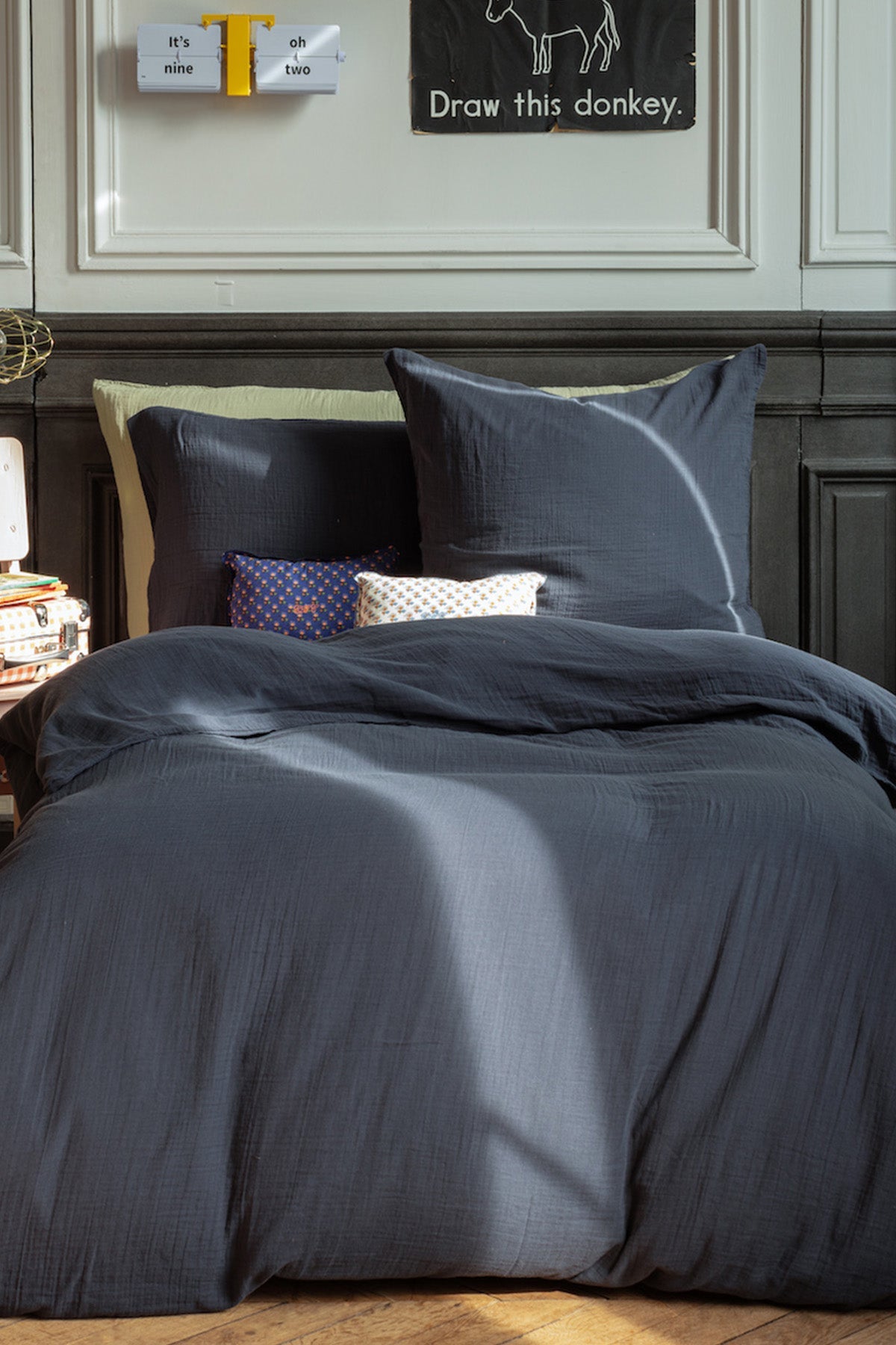 PILLOW COVER 50 X 70- MERCI - GRIS FUSAIN