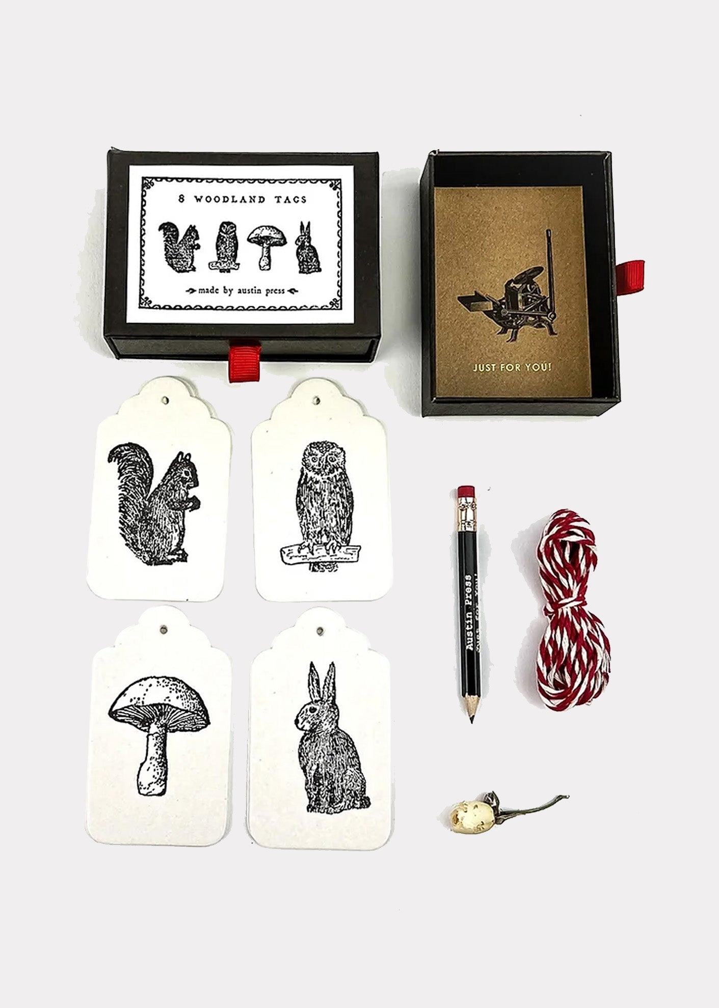 AUSTIN PRESS WOODLAND TAG SET - MULTI