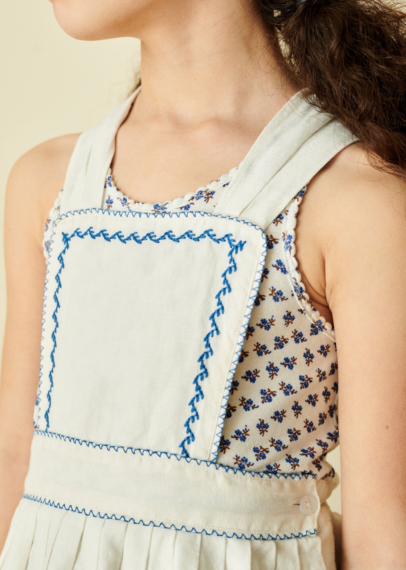 PEPPERMINT DRESS - WHITE