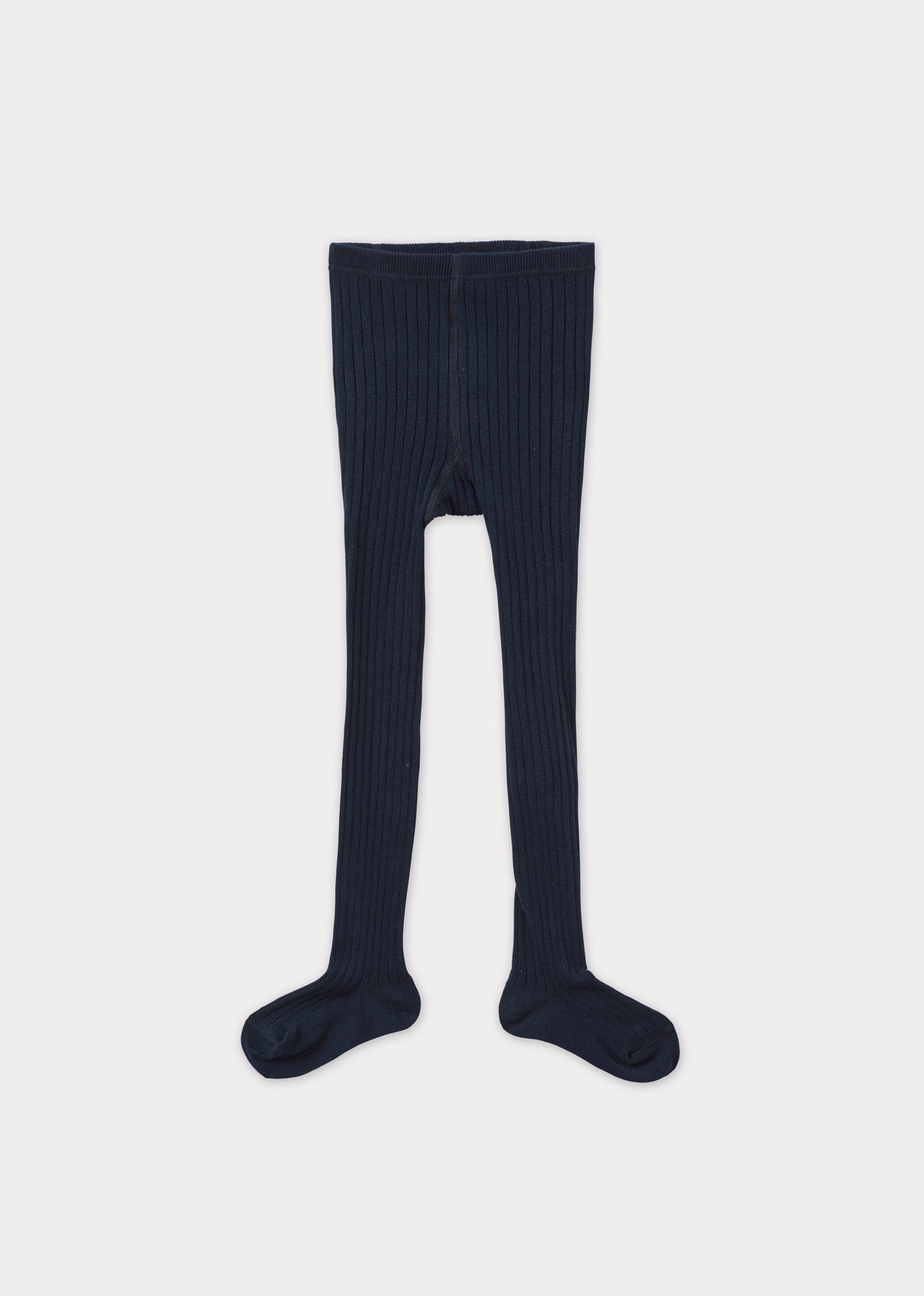 CHILD RIB TIGHTS - NAVY BLUE