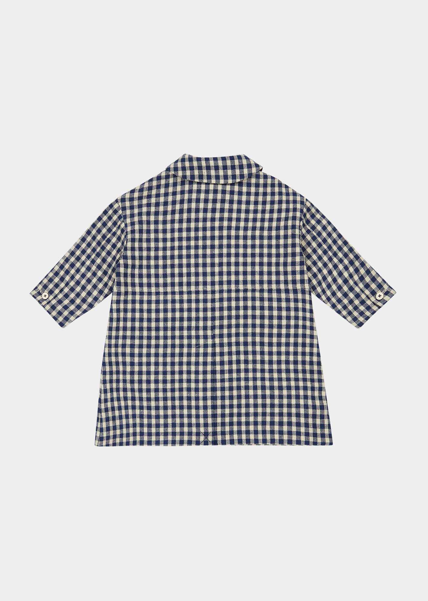 CAMBRIDGE COAT - NAVY CHECK