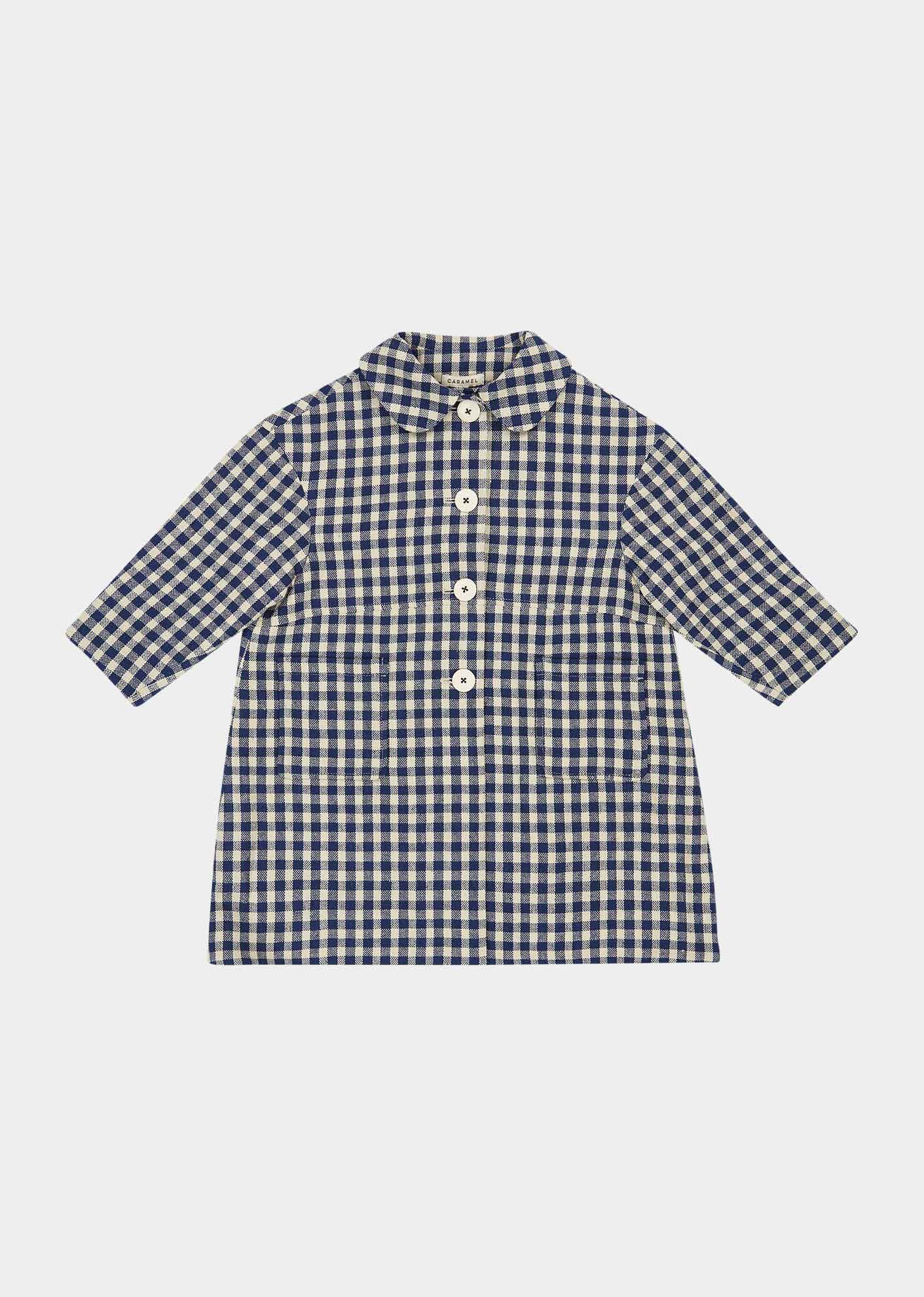 CAMBRIDGE COAT - NAVY CHECK