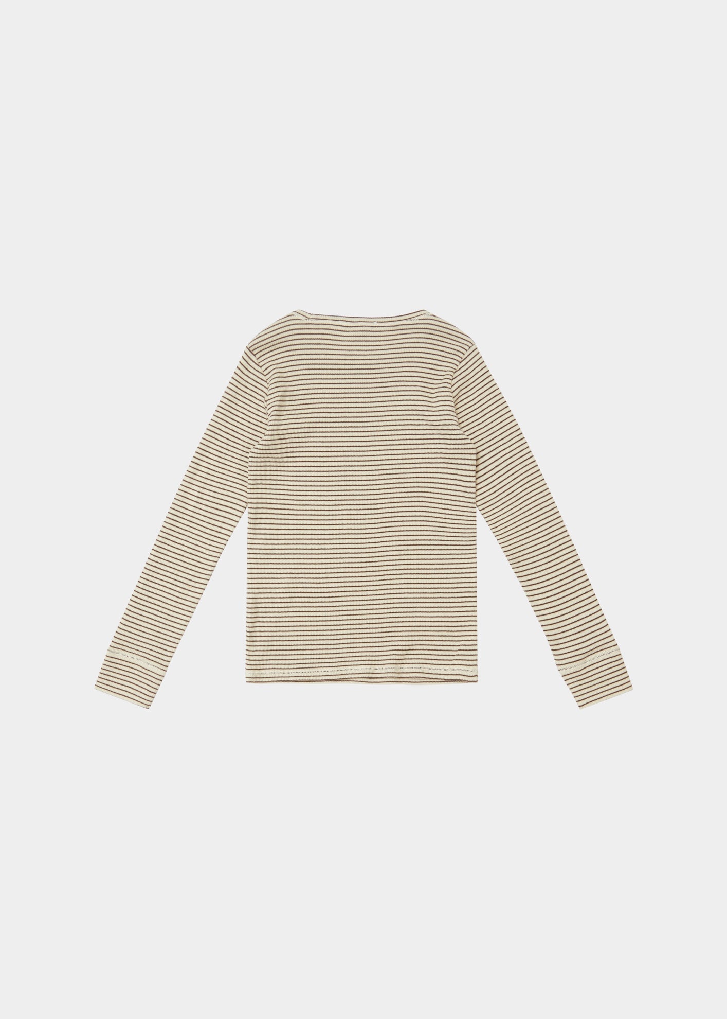 KISHON TOP - CREAM/CHOCOLATE STRIPE