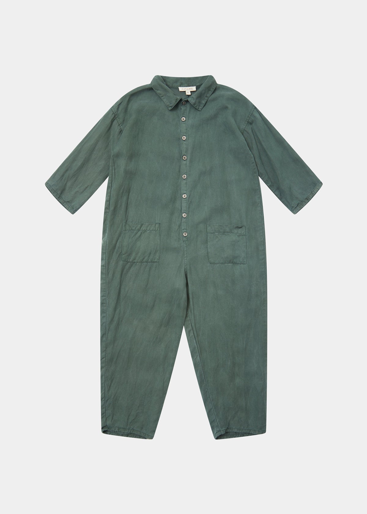 COSMOS BOILER SUIT - BOTTLE GREEN