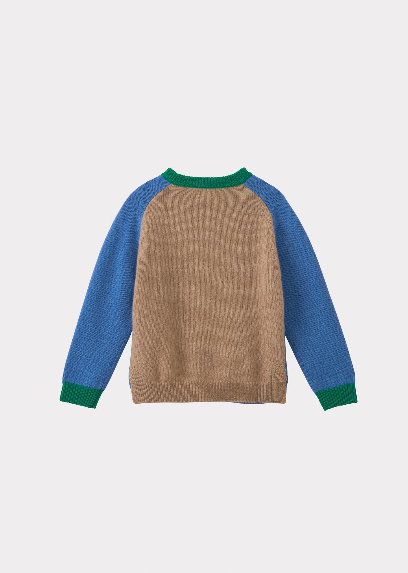 FENNEL JUMPER TEEN - BLUE/CAMEL