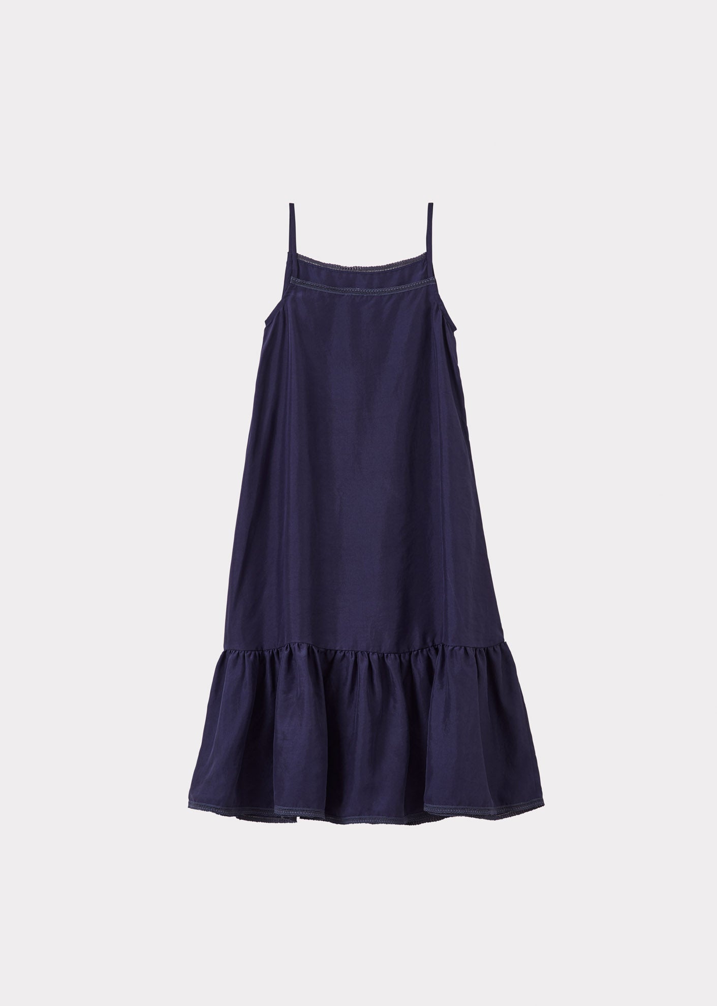 GRAPE SLIP DRESS - BLUE BERRY
