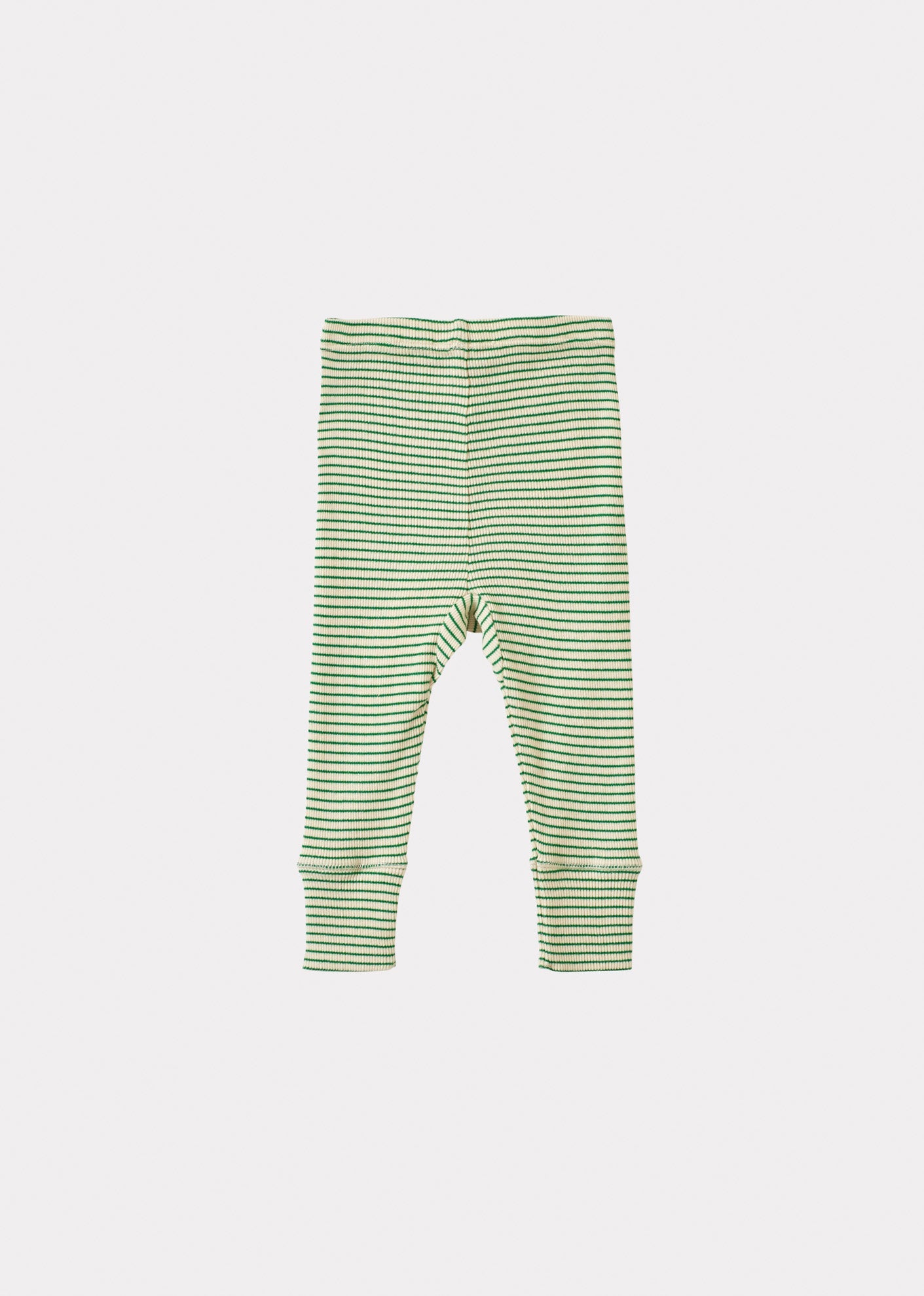 JUDD BABY LEGGINGS - EMERALD GREEN/CREAM