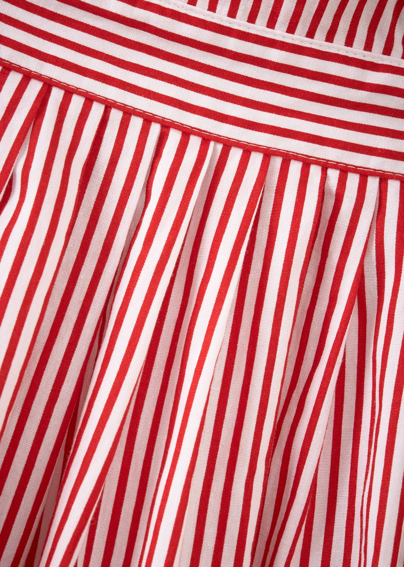PEPPERMINT DRESS - RED STRIPE