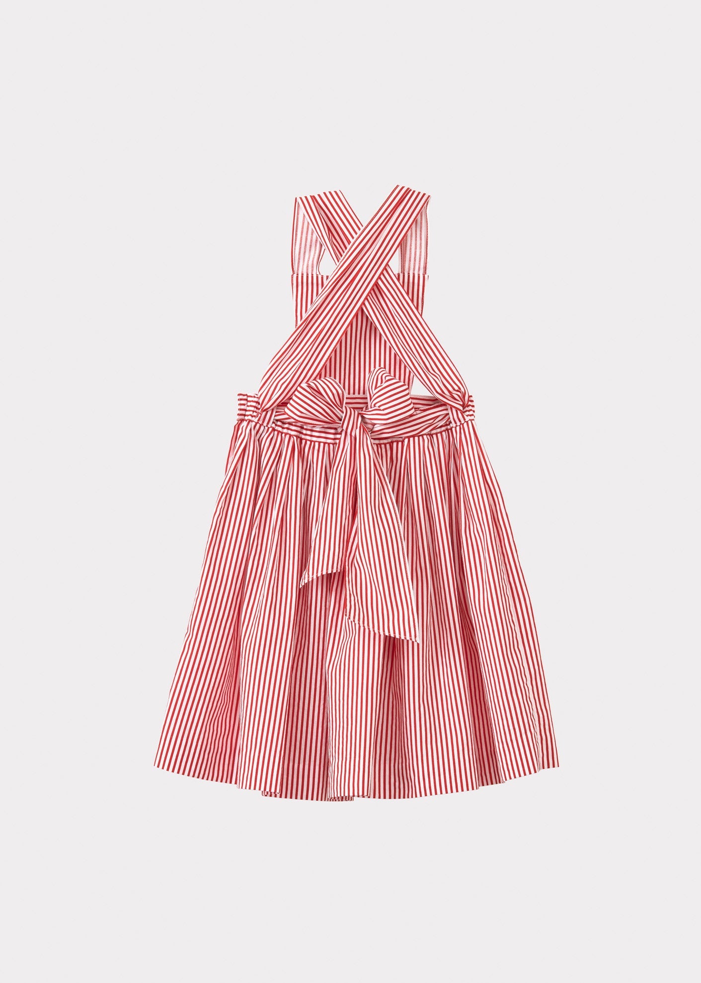 PEPPERMINT DRESS - RED STRIPE