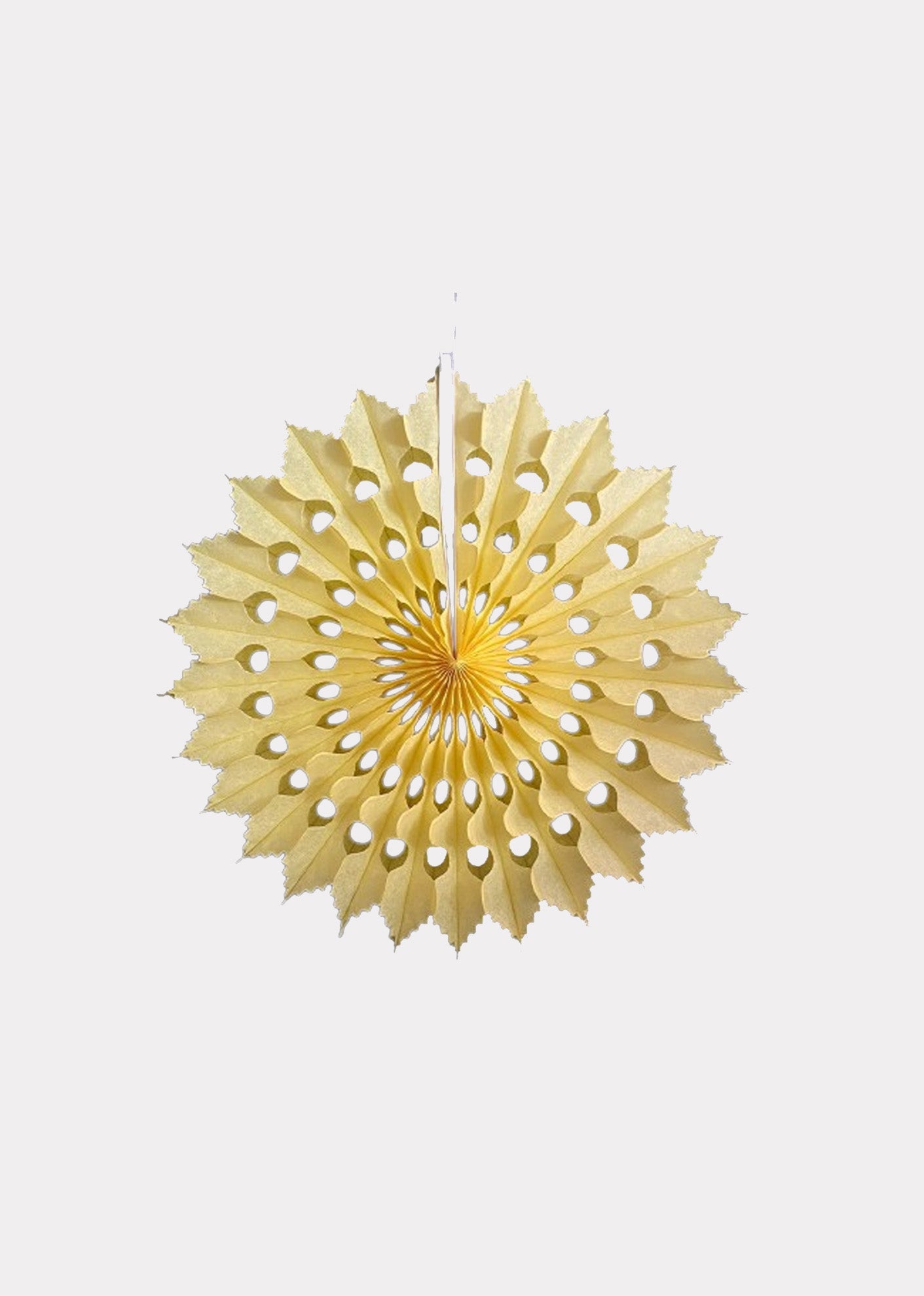PETRA BOASE PAPER FAN - YELLOW