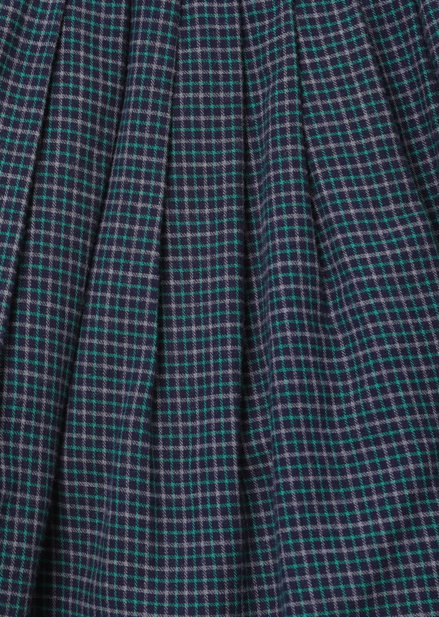 Bali Skirt, Blue Green Check
