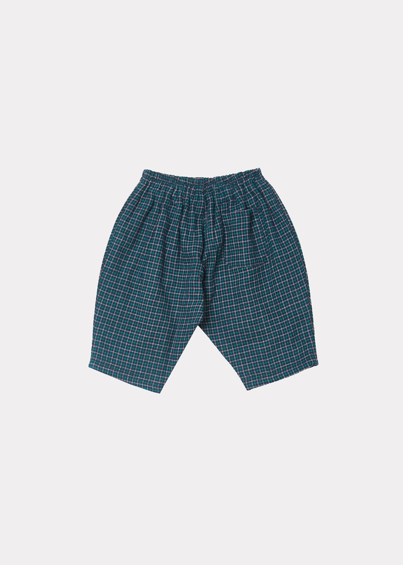 Flollis Baby Set, Blue Green Check