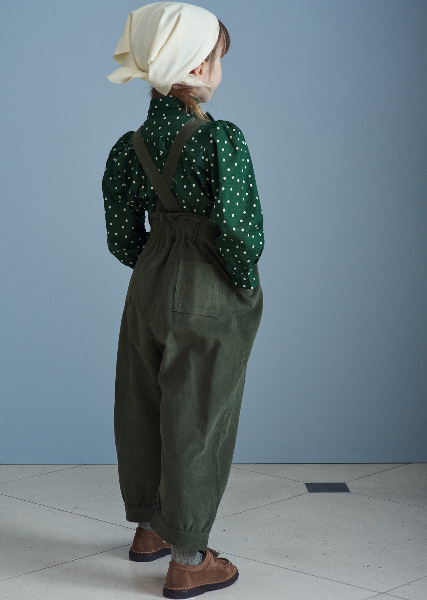 Folsom Blouse, Evergreen Spot