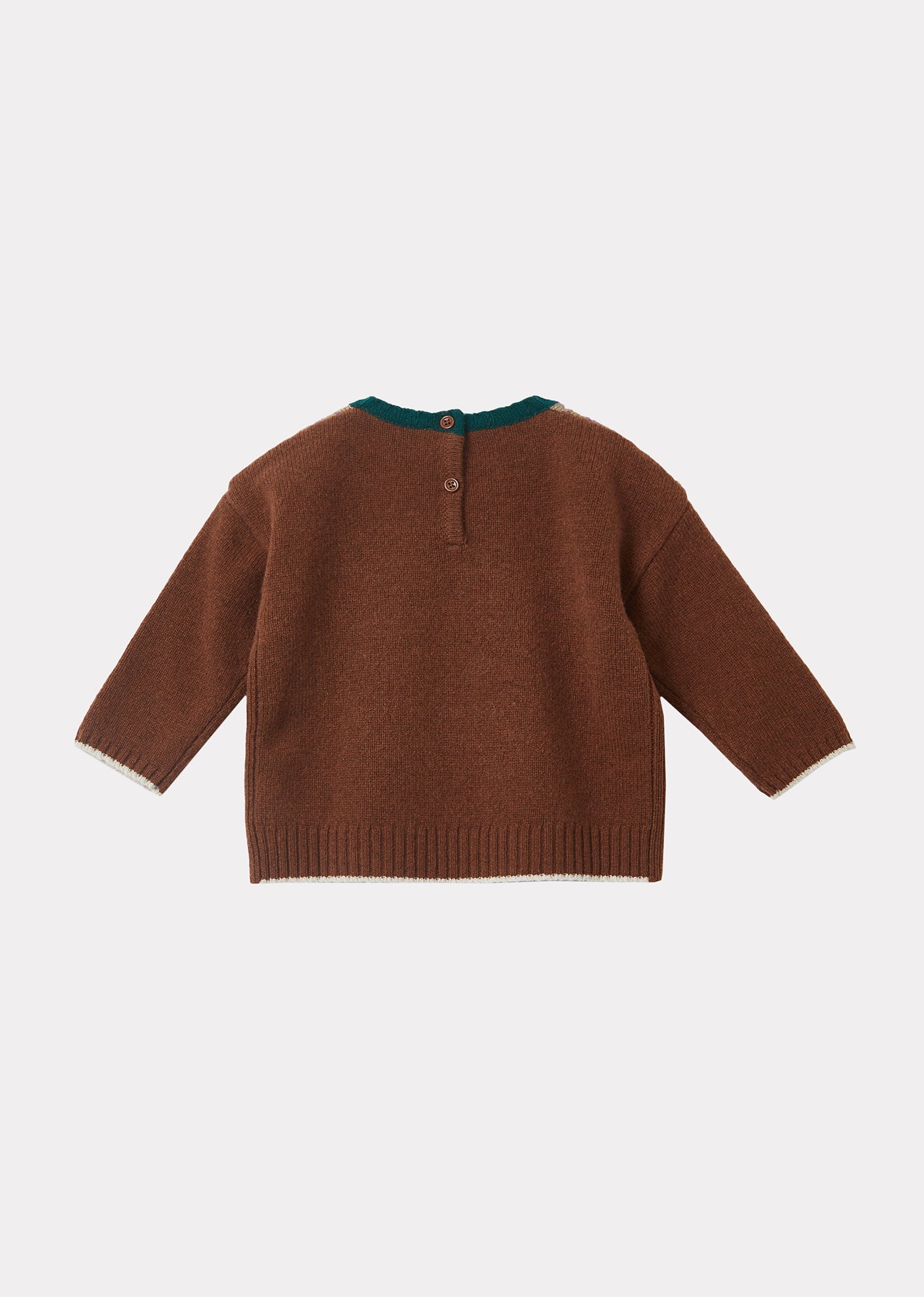 Jeon Baby Jumper, Camel Fairisle