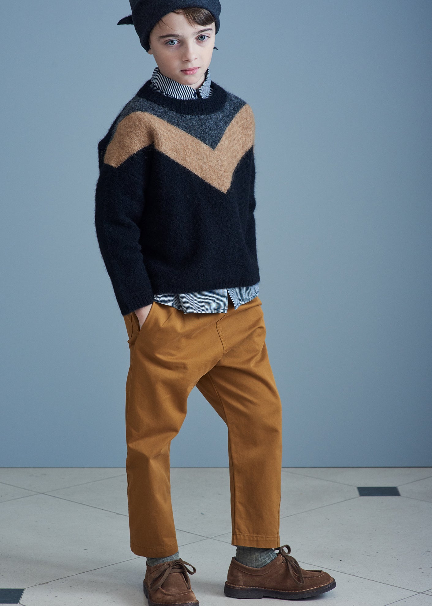 Autone Jumper, Black Camel