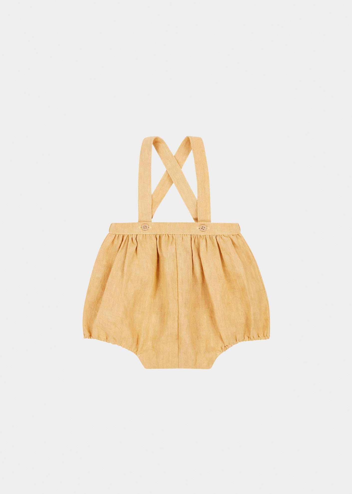 Pale Yellow Musa Baby Romper