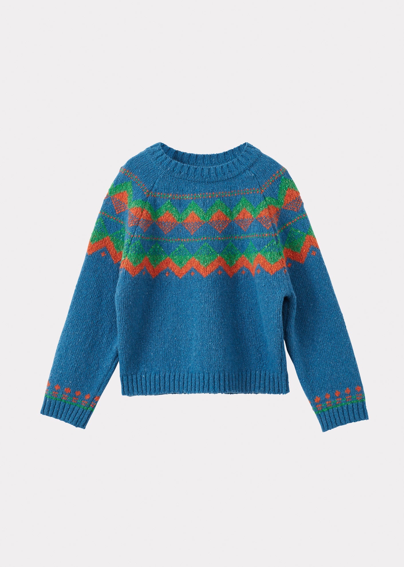 FIR JUMPER AZURE BLUE 