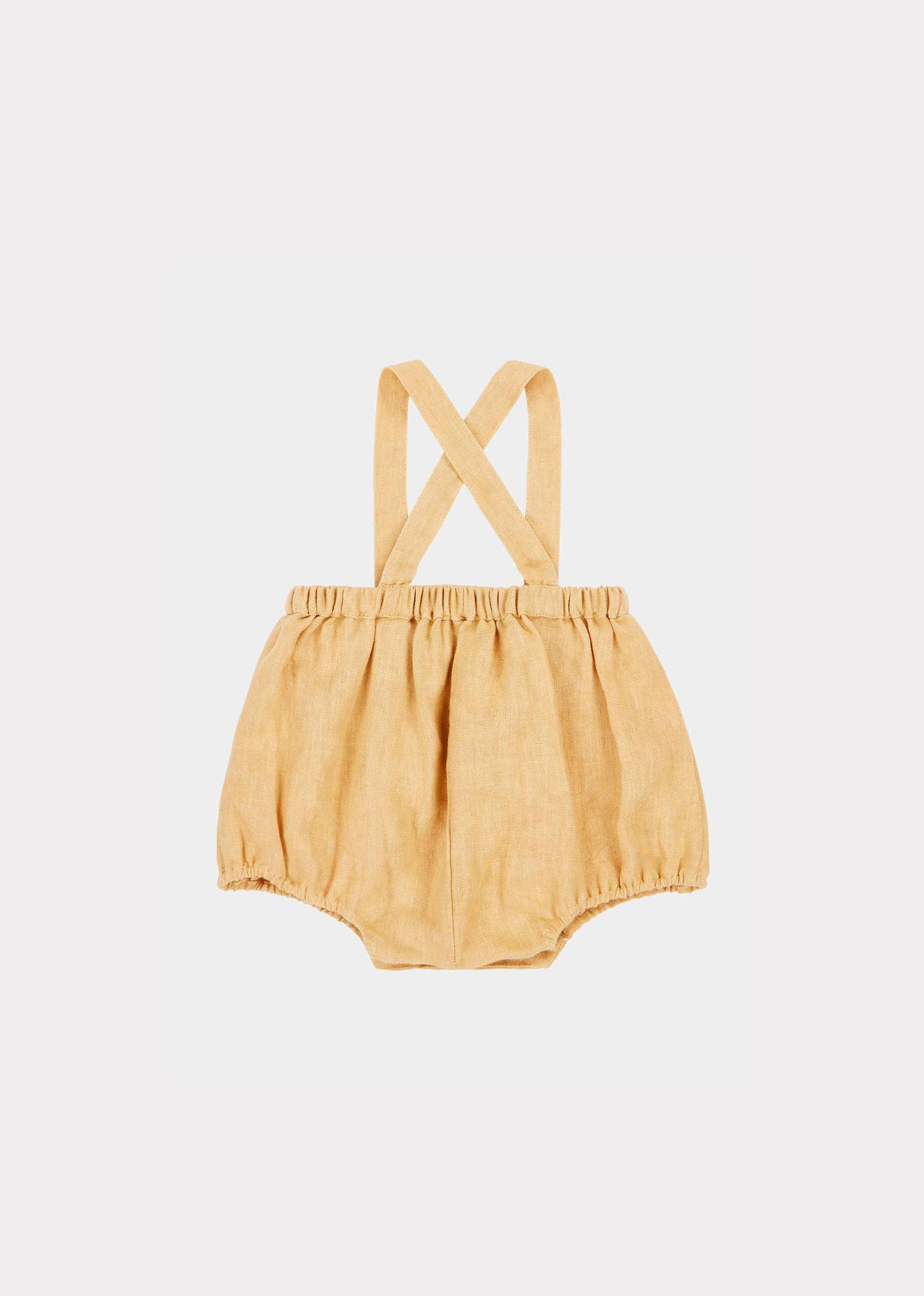 musa baby romper - pale yellow 