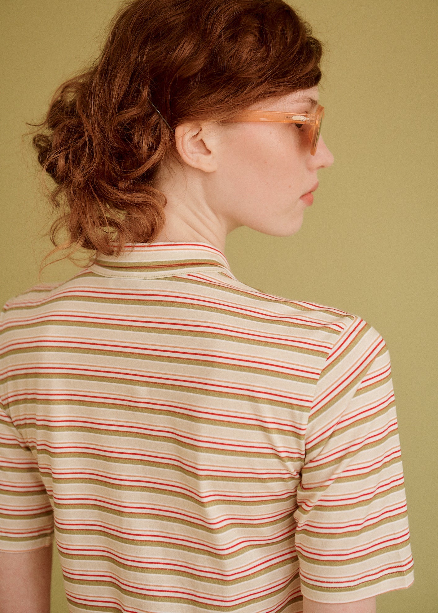 WOMAN POLO T-SHIRT - MULTI STRIPE