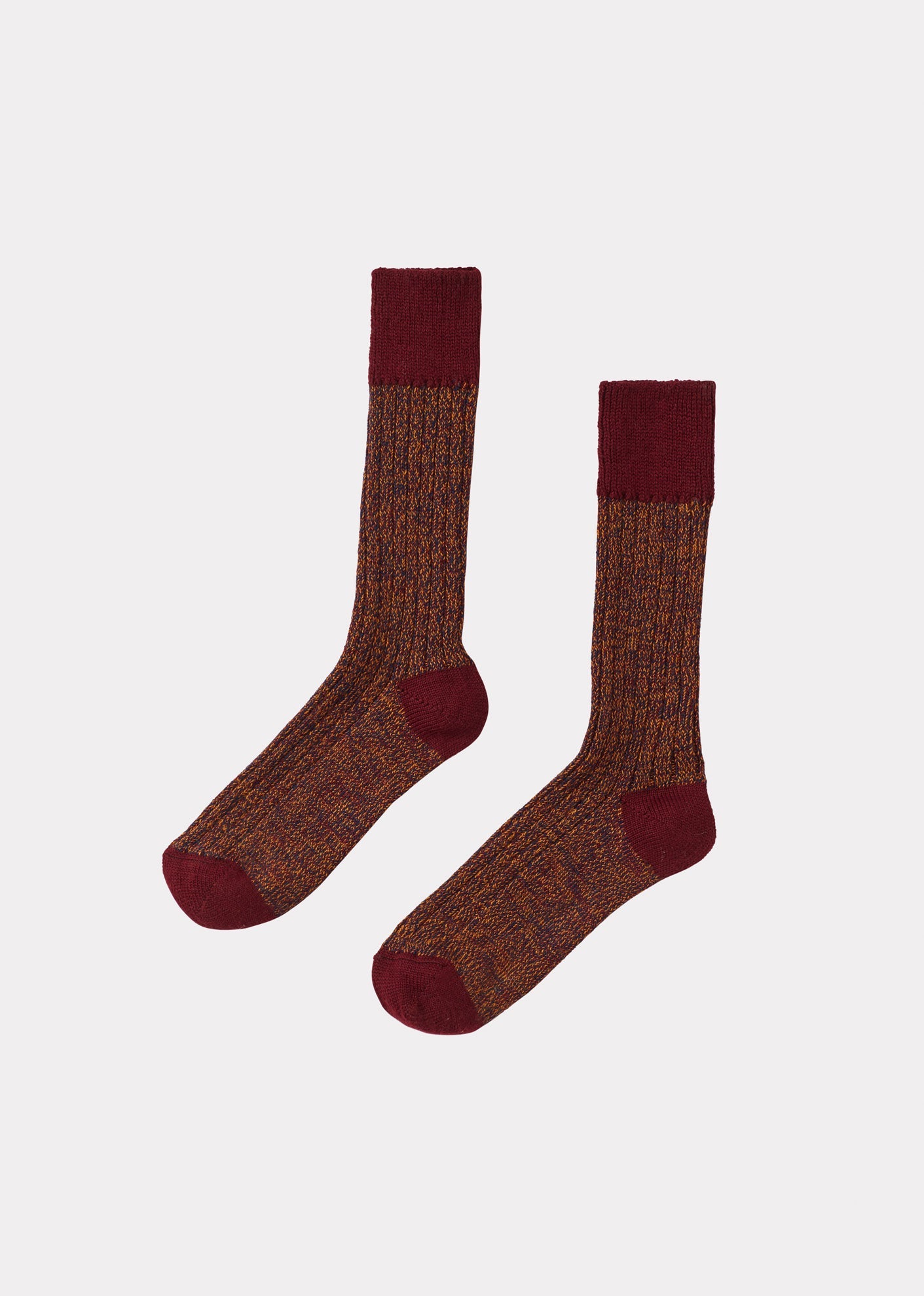 FIRTH SOCKS - BURGUNDY