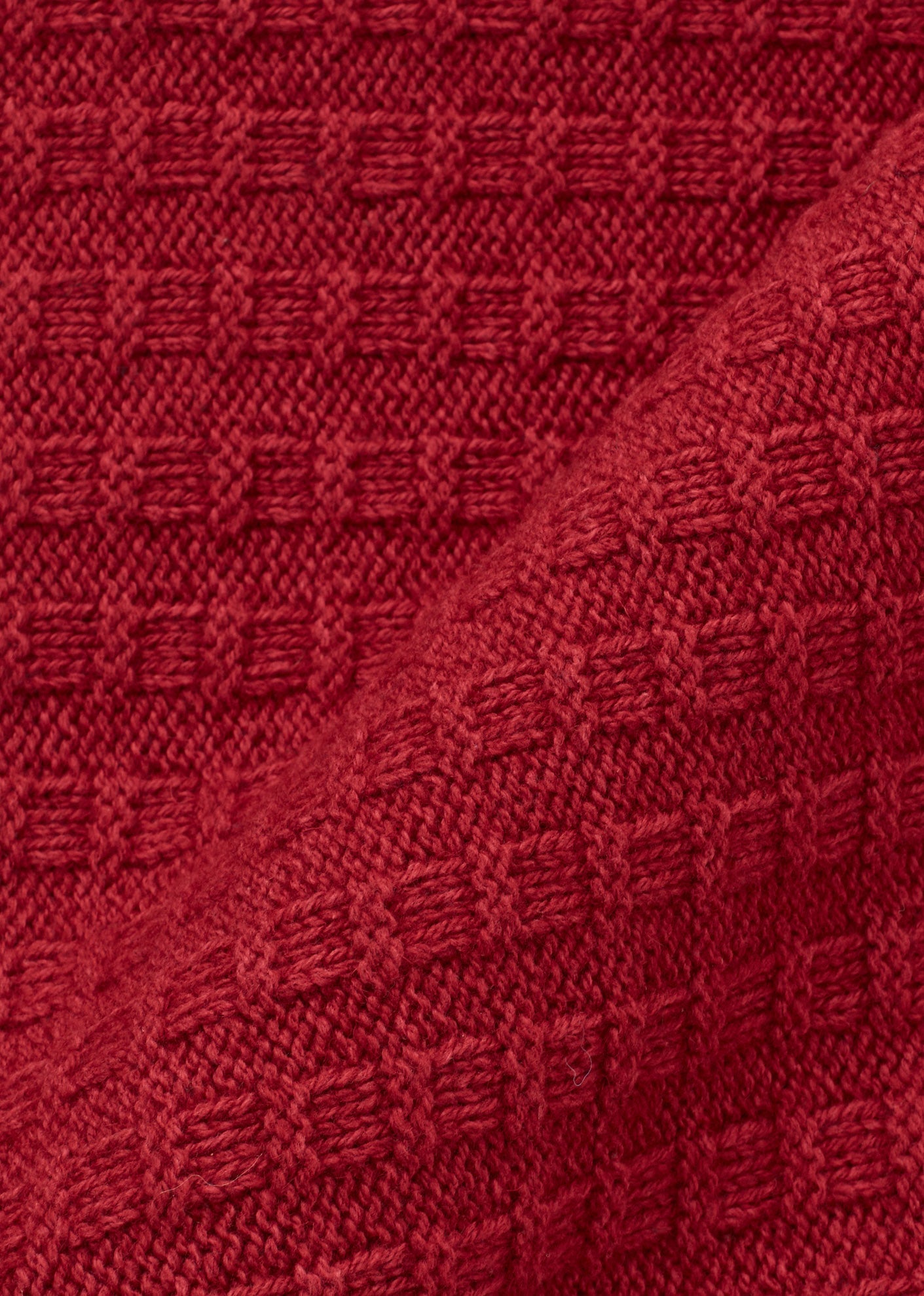 KNIT BLANKET ROSEHIP