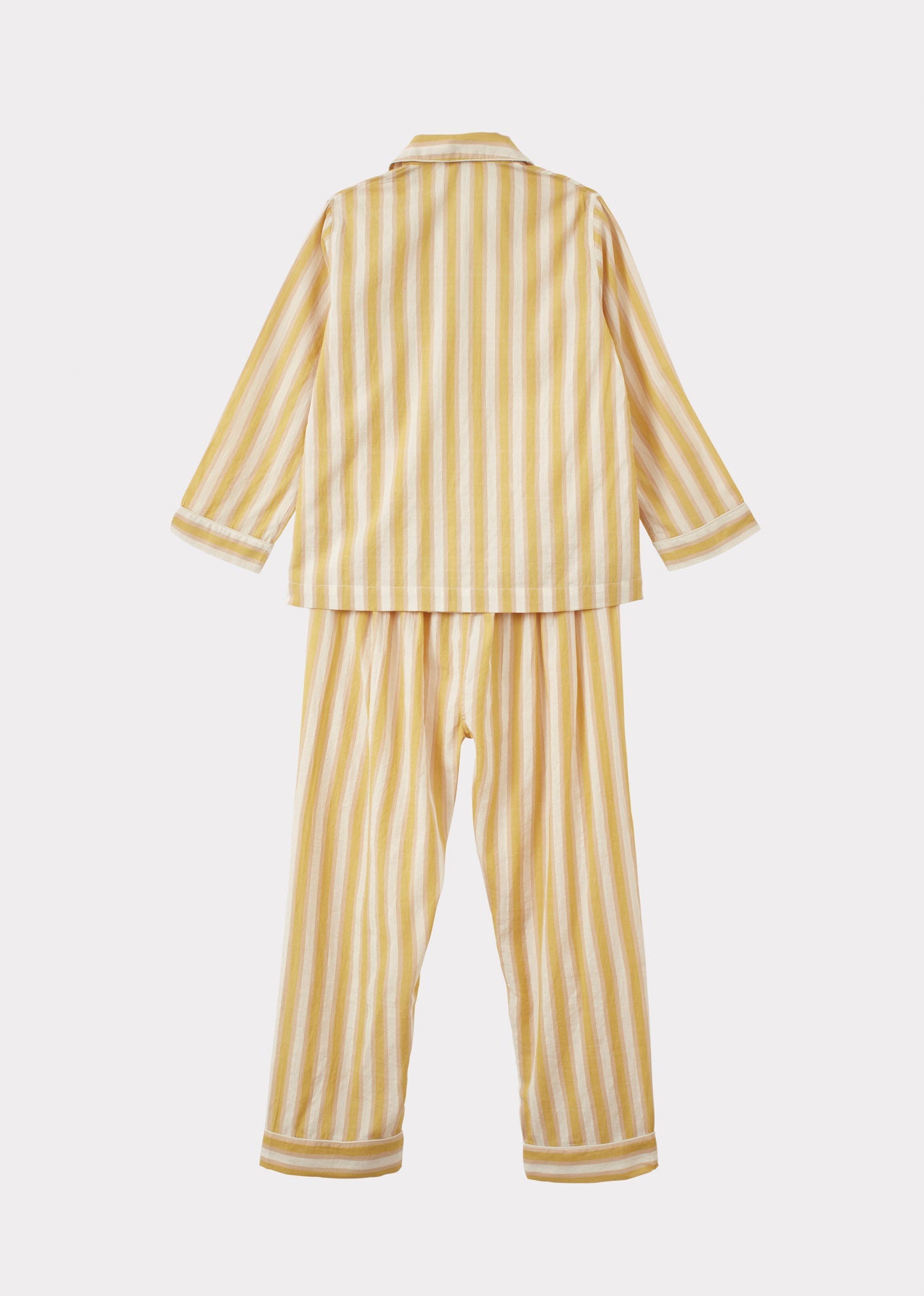 CHILDREN PYJAMA YELLOW STRIPE 