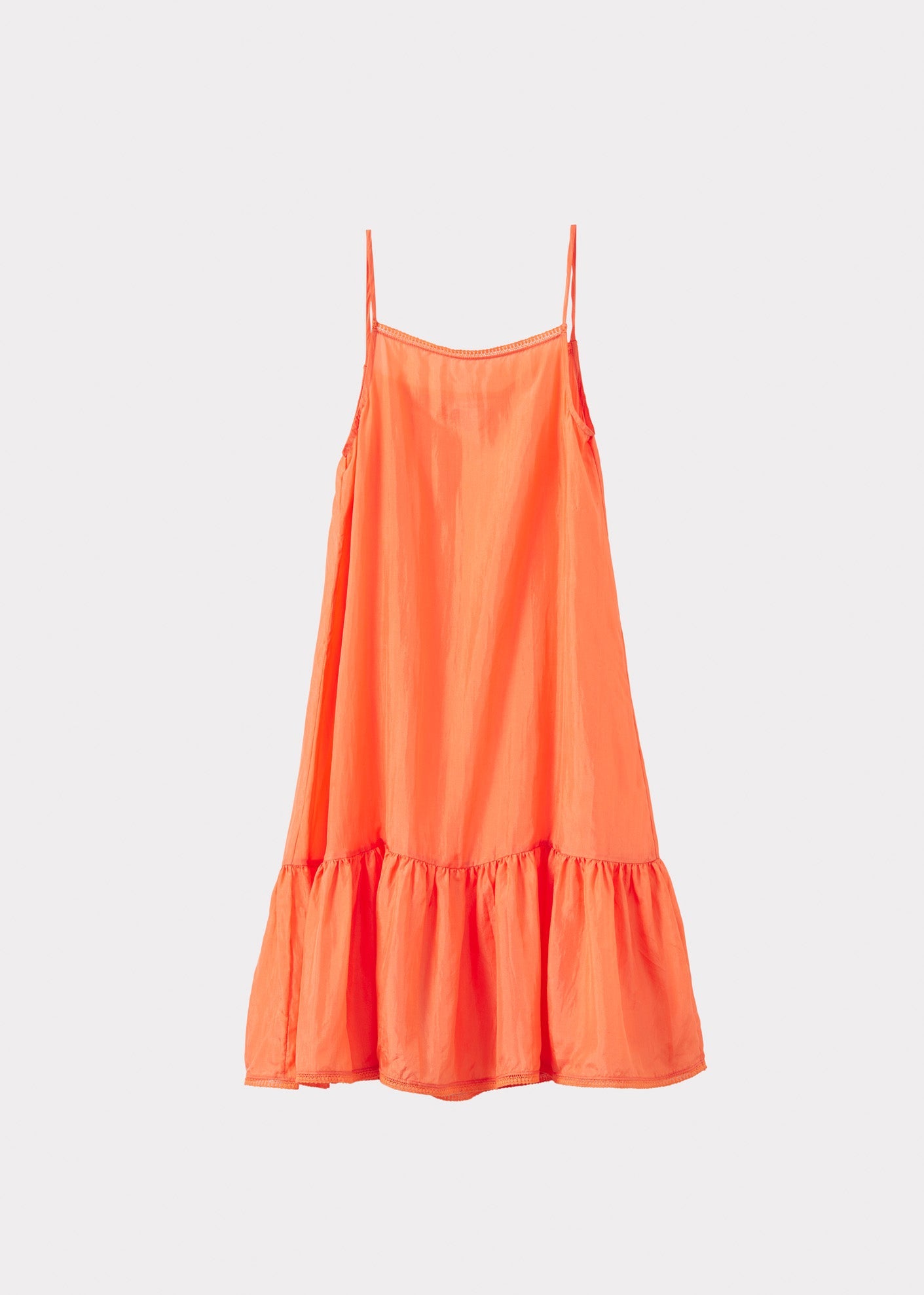 GRAPE SLIP DRESS - PEACH