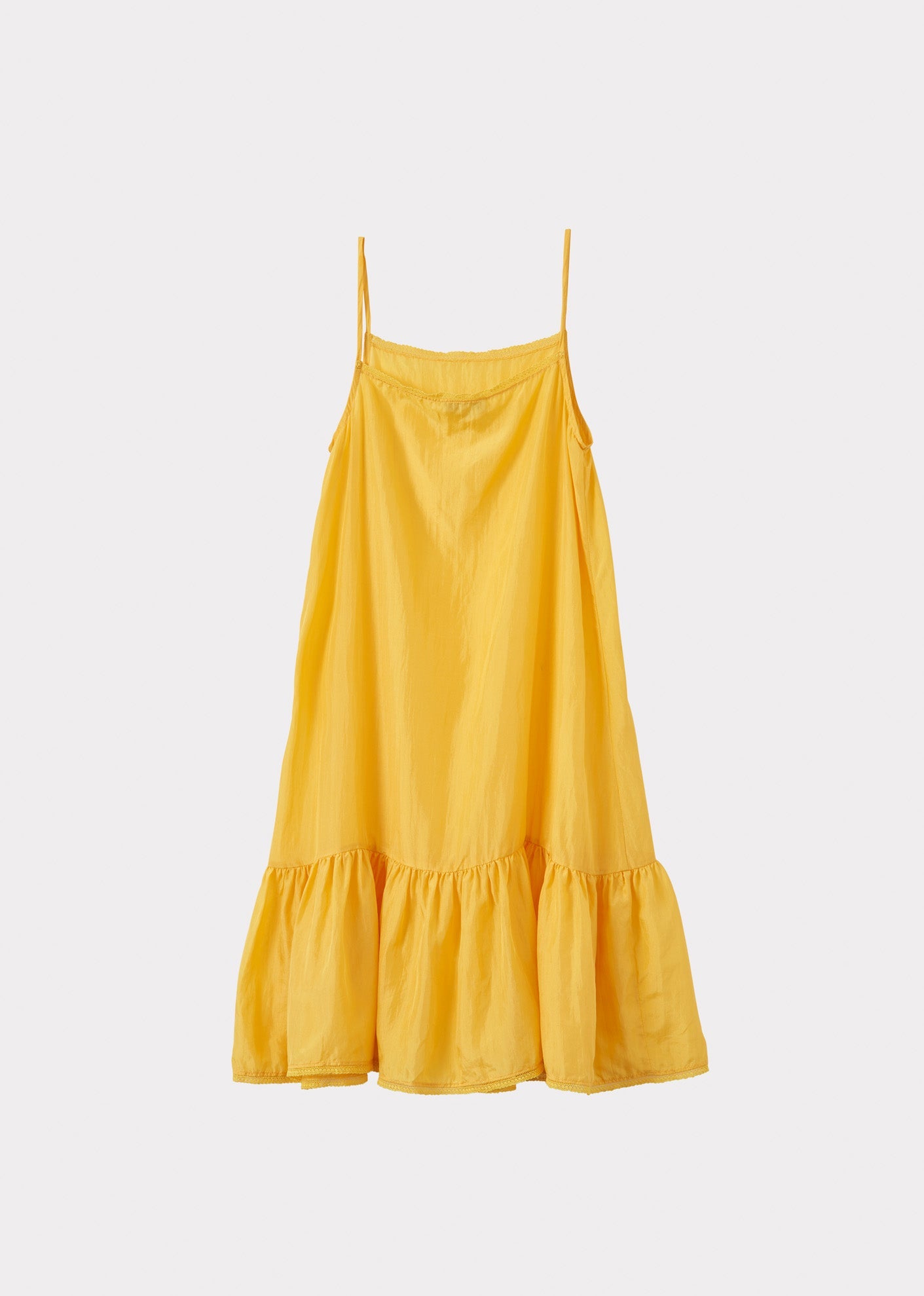 GRAPE SLIP DRESS - YELLOW