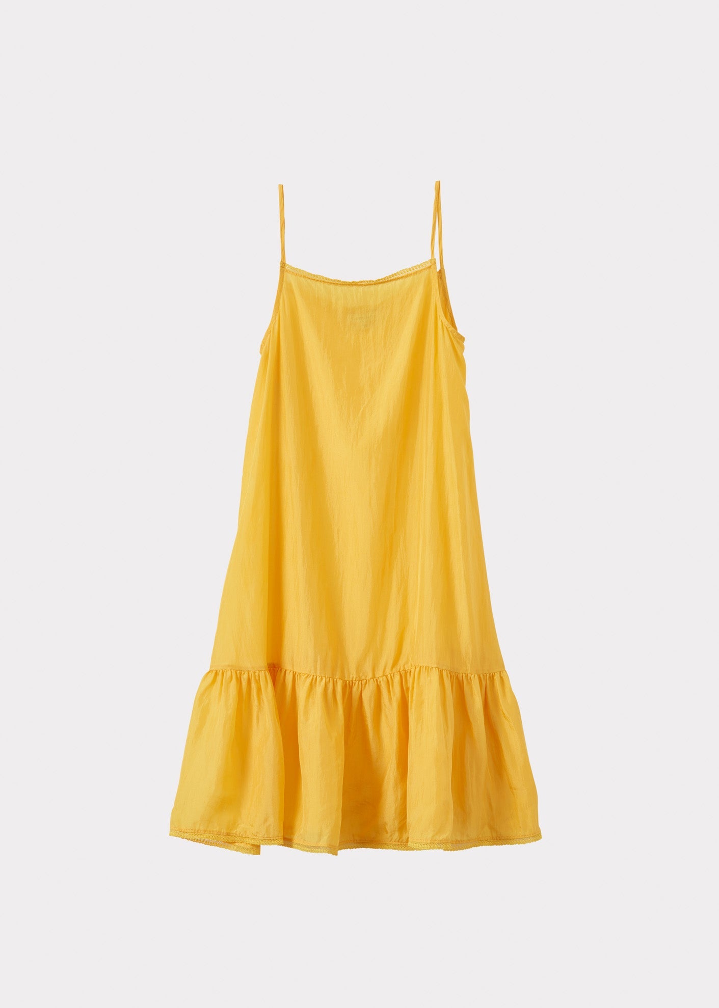 GRAPE SLIP DRESS - YELLOW