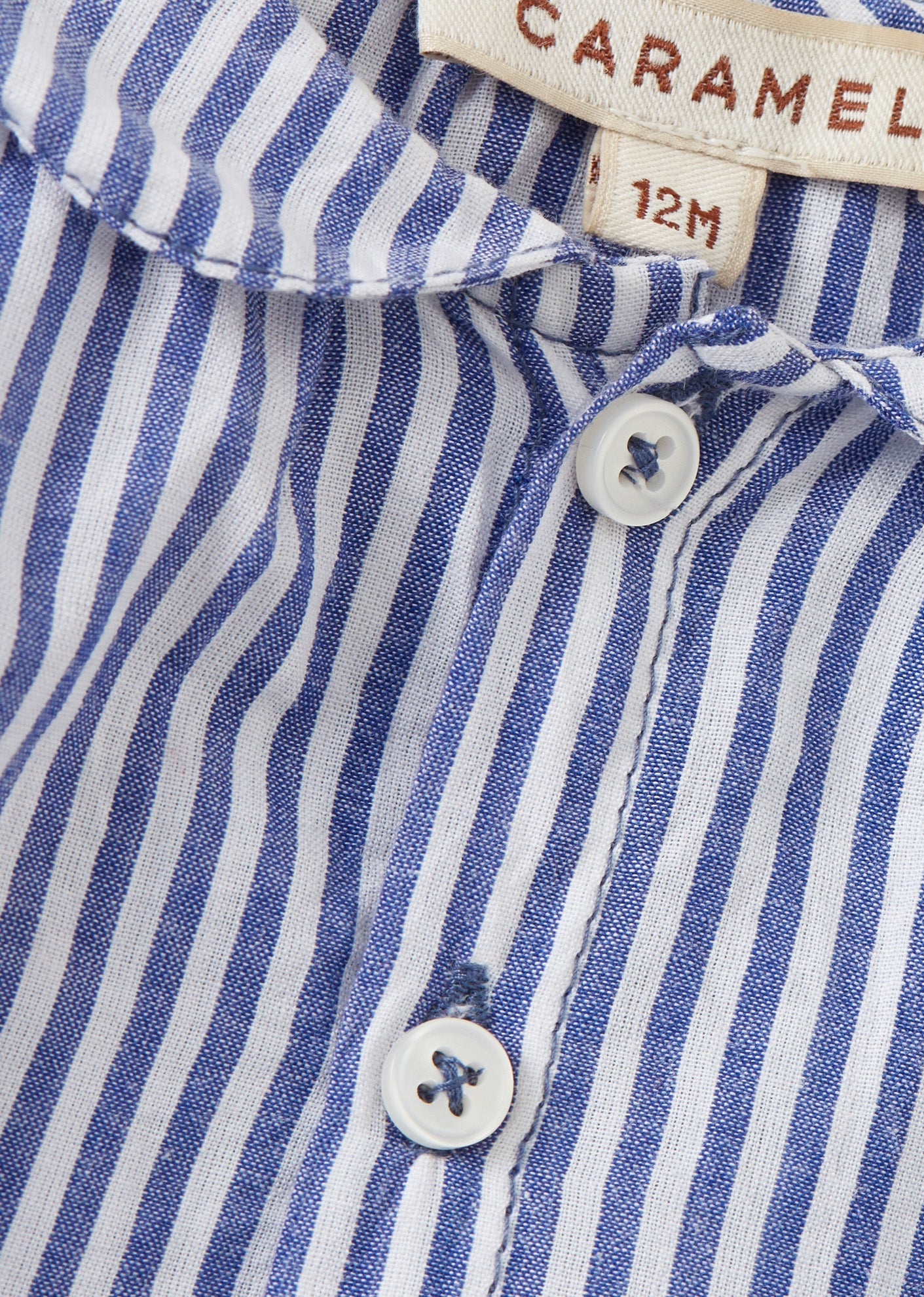 ALOE BABY SHIRT - BLUE STRIPE