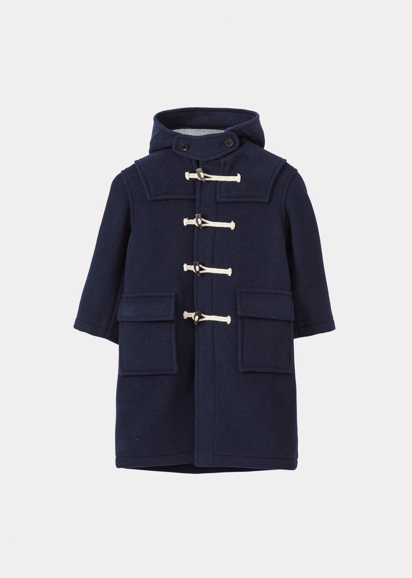 TEDDY DUFFLE COAT - NAVY