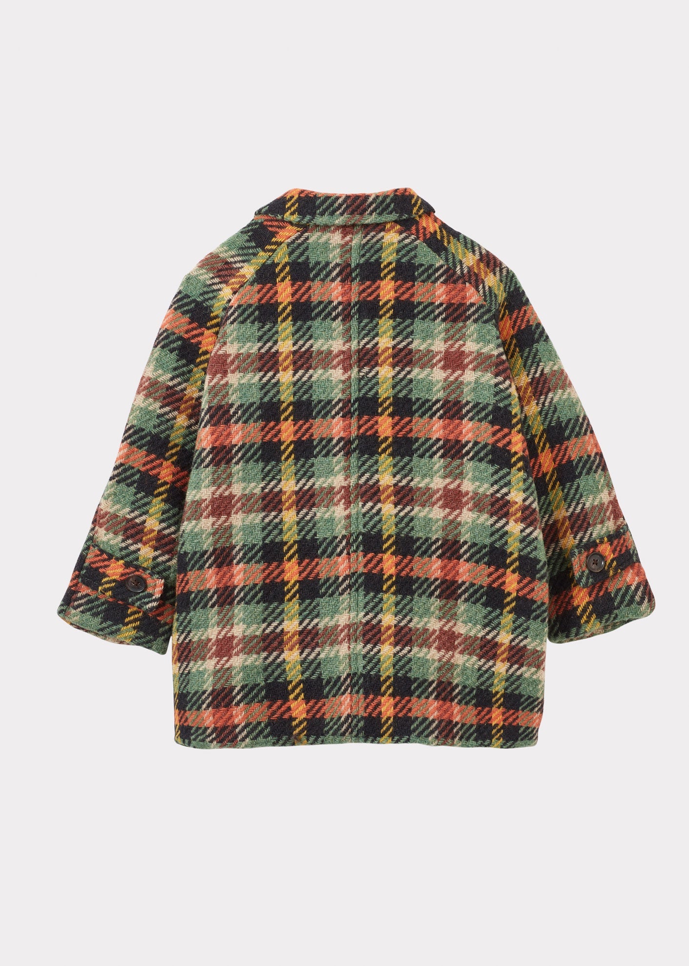 EVEREST KIDS COAT - ORANGE CHECK