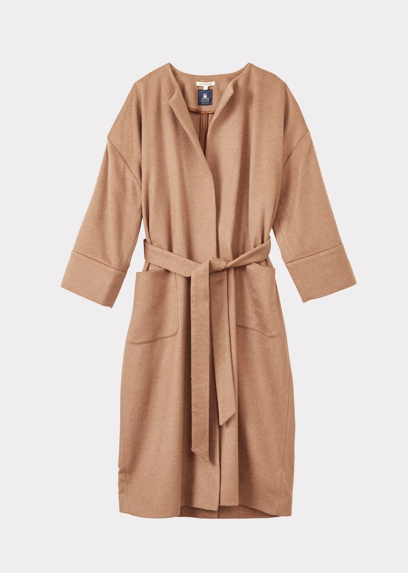 BLANKET COAT - BABY CAMEL HAIR