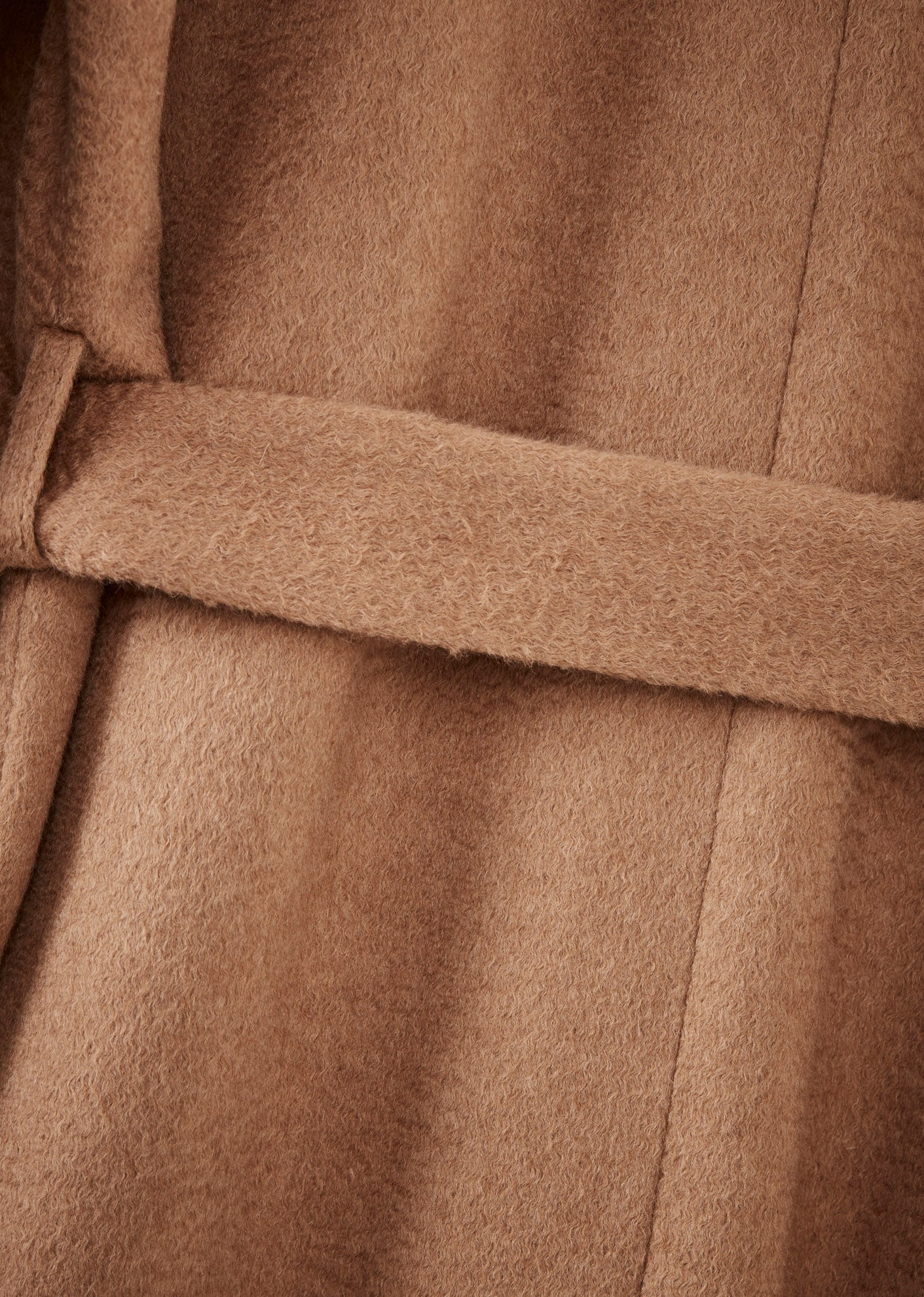 BLANKET COAT - BABY CAMEL HAIR