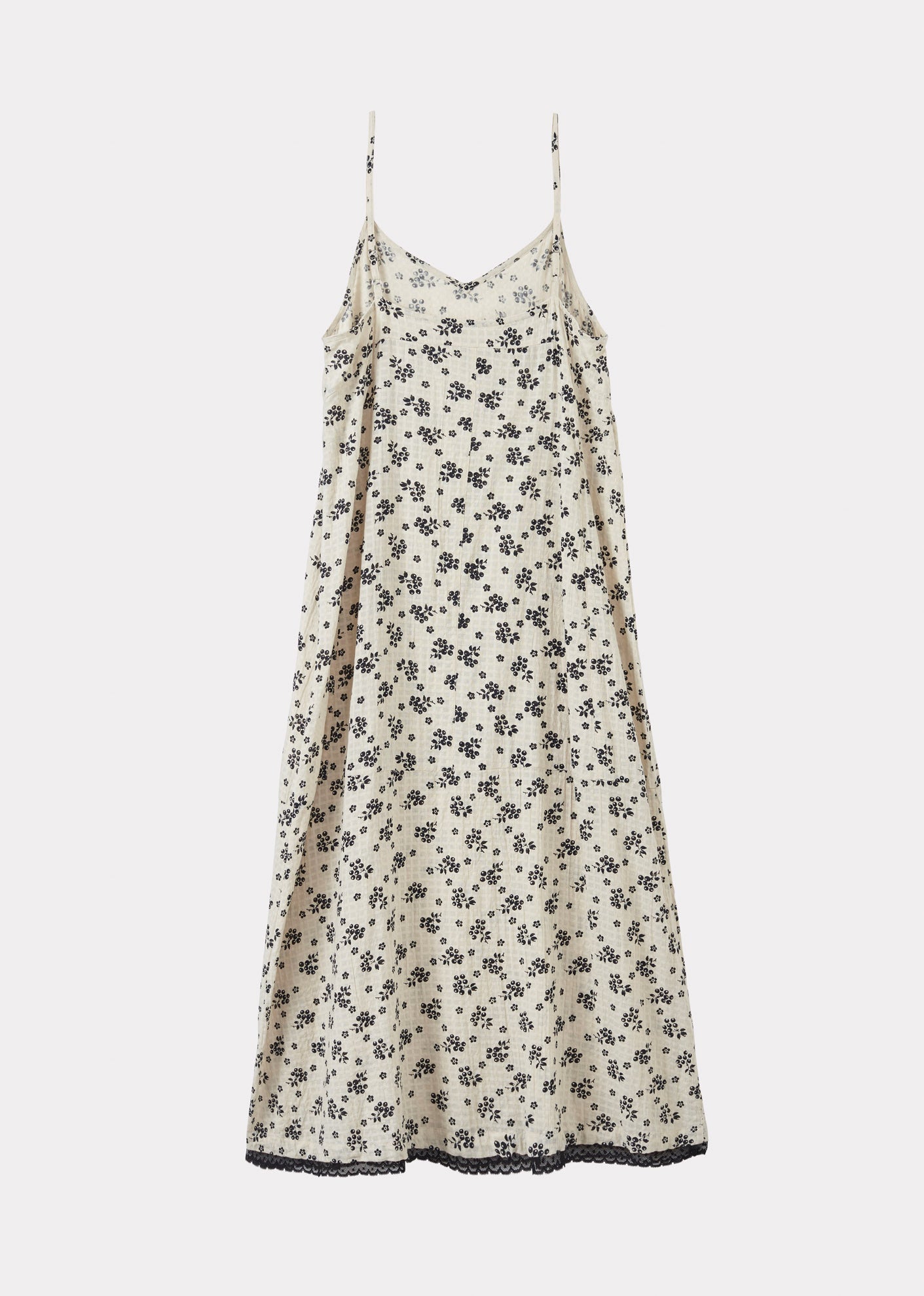 SLIP DRESS WOMAN - BERRY BUD PRINT