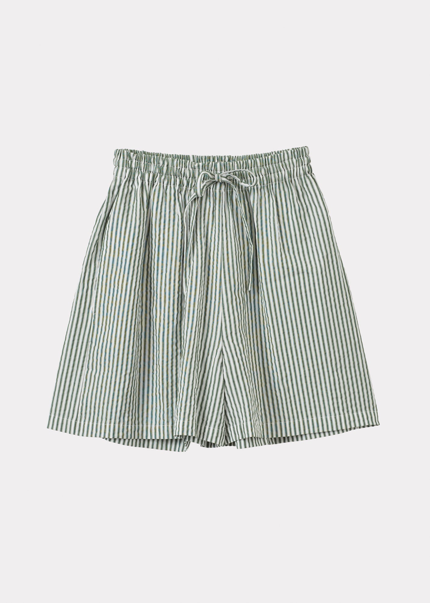 STRIPE SHORTS - GREEN STRIPE