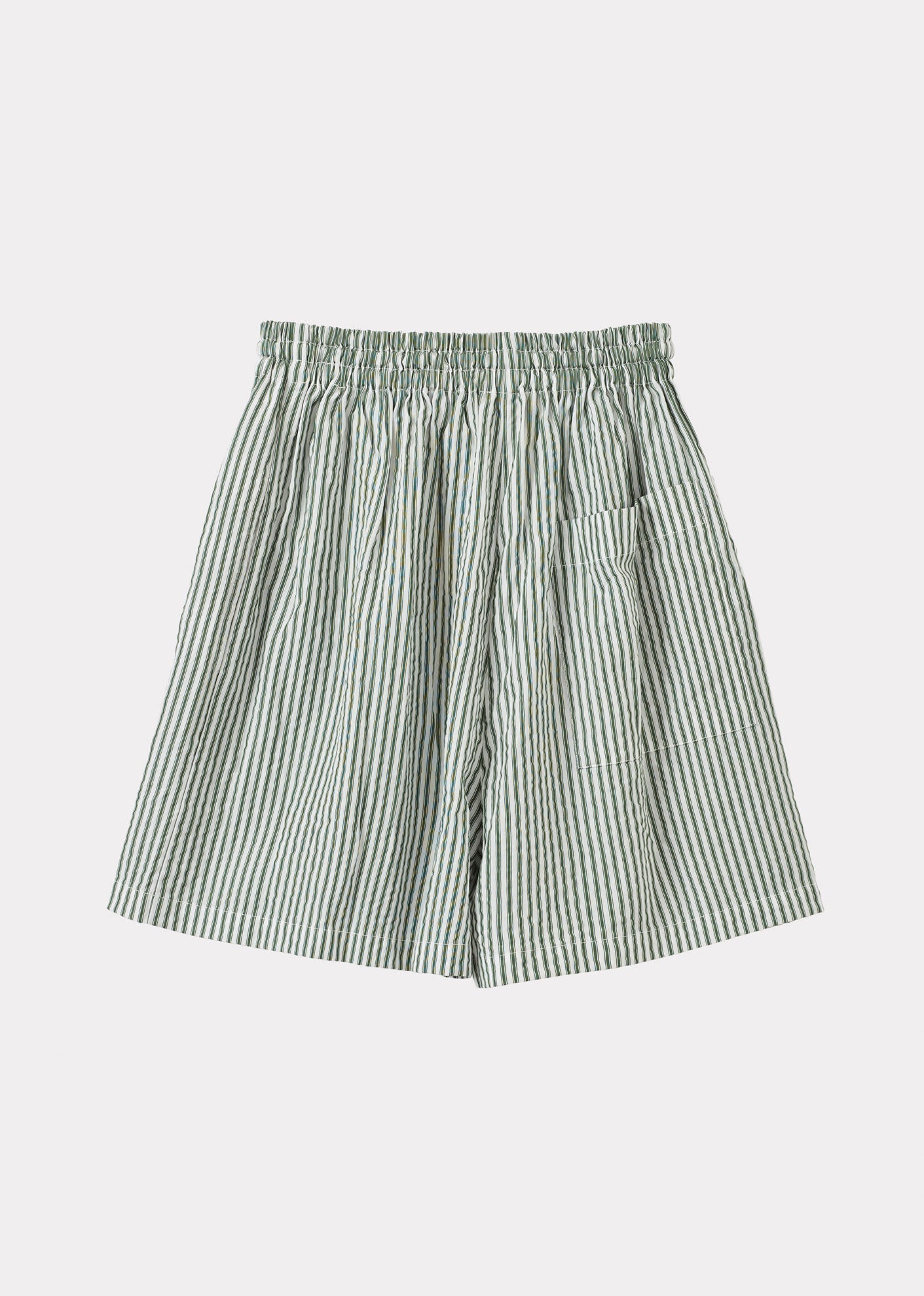 STRIPE SHORTS - GREEN STRIPE