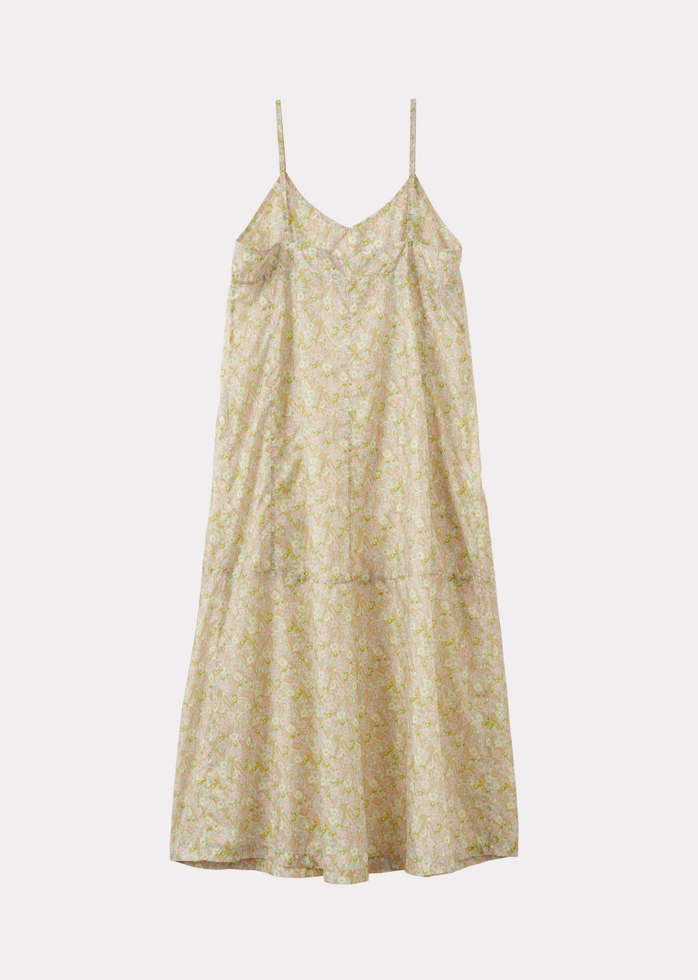 SLIP DRESS - PINK/YELLOW