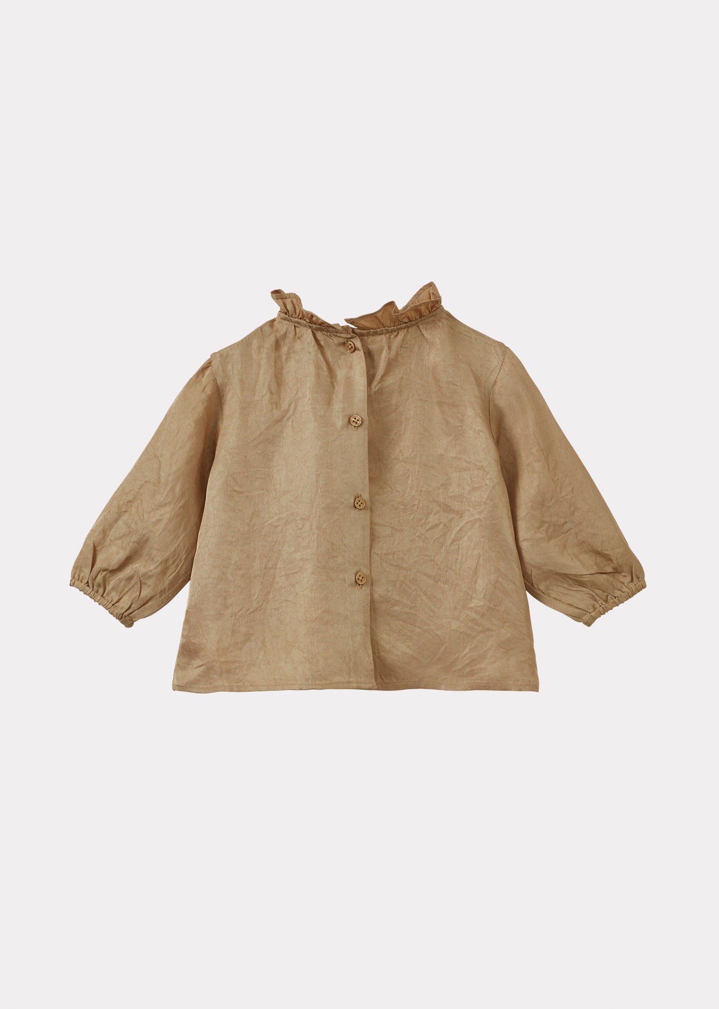 MIRON BABY PARTY BLOUSE - TOFFEE