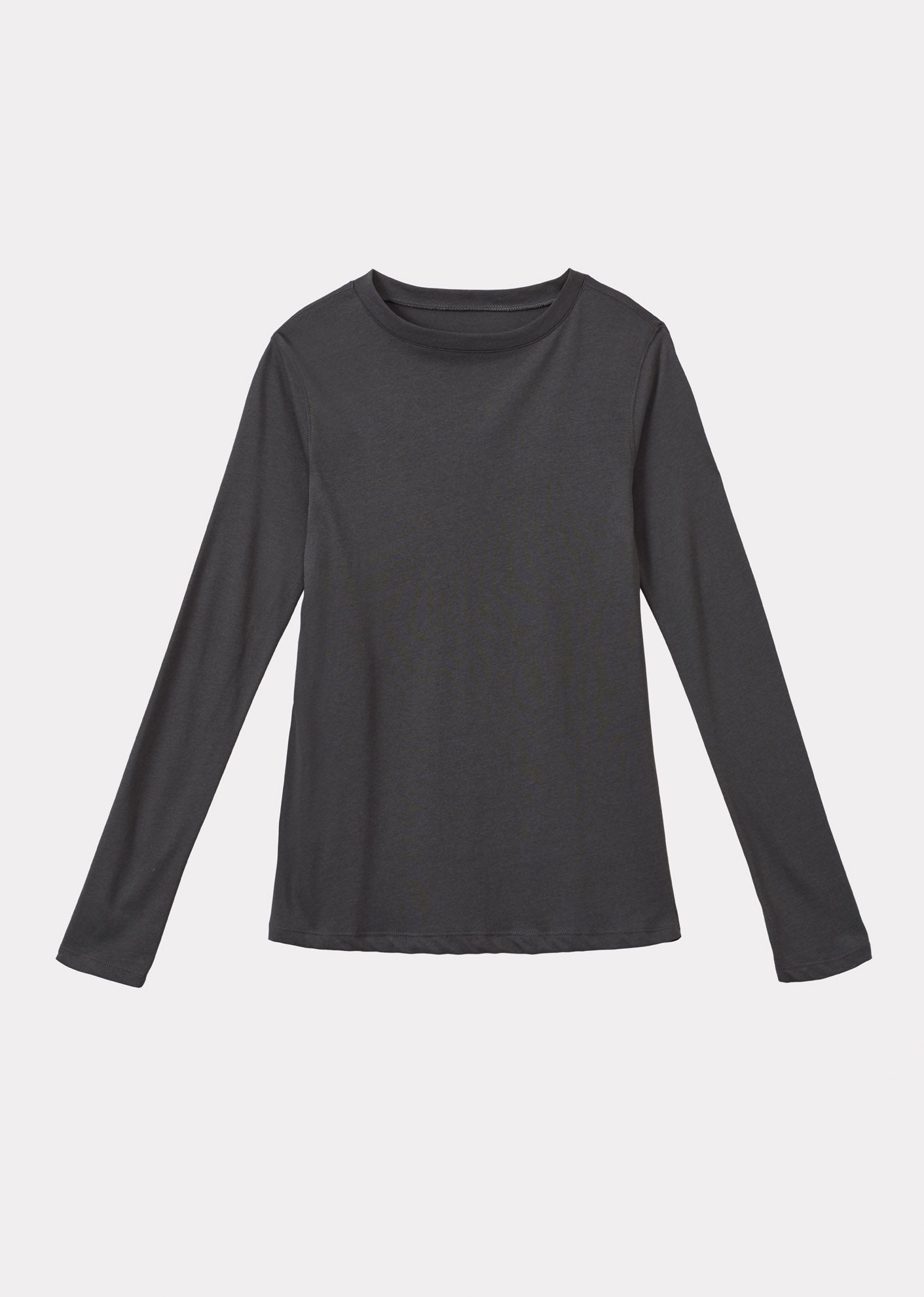 LONG SLEEVE T-SHIRT - CHARCOAL