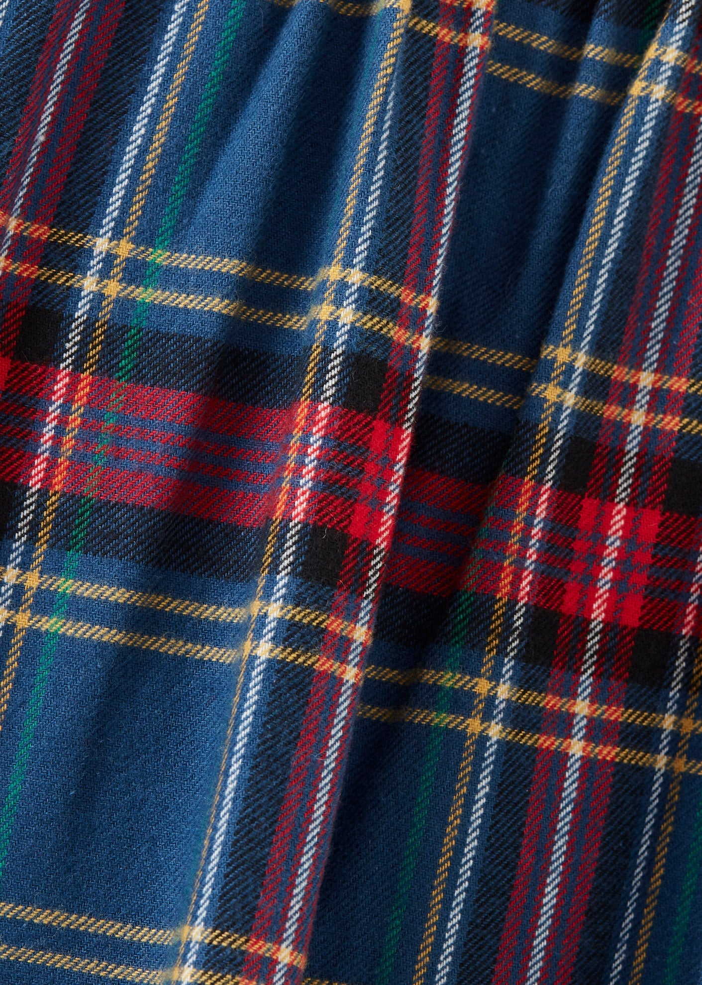 MALIKA DRESS - BLUE TARTAN