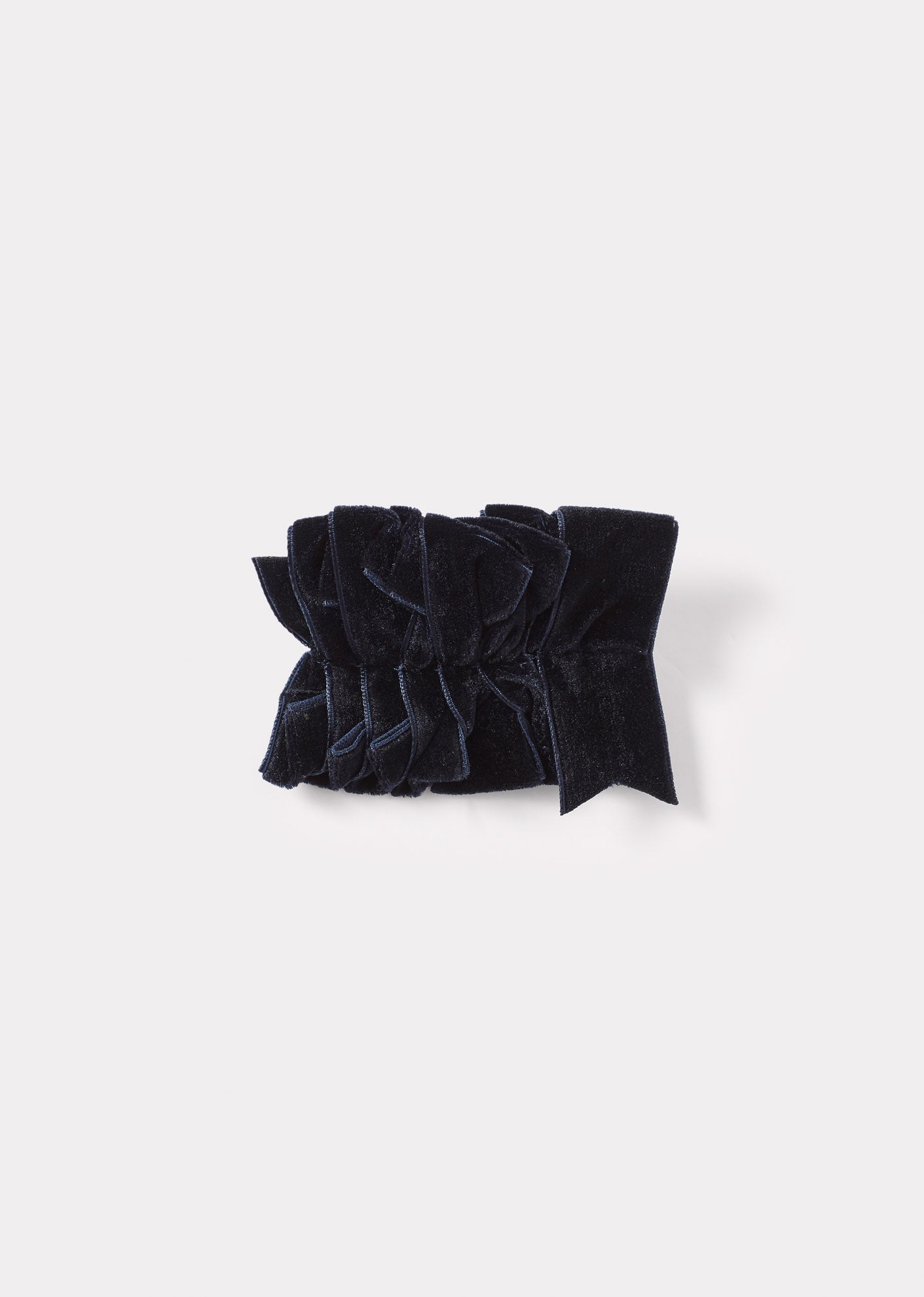 VINTAGE VELVET PARTY HAIRCLIP-AW23 - MARINE