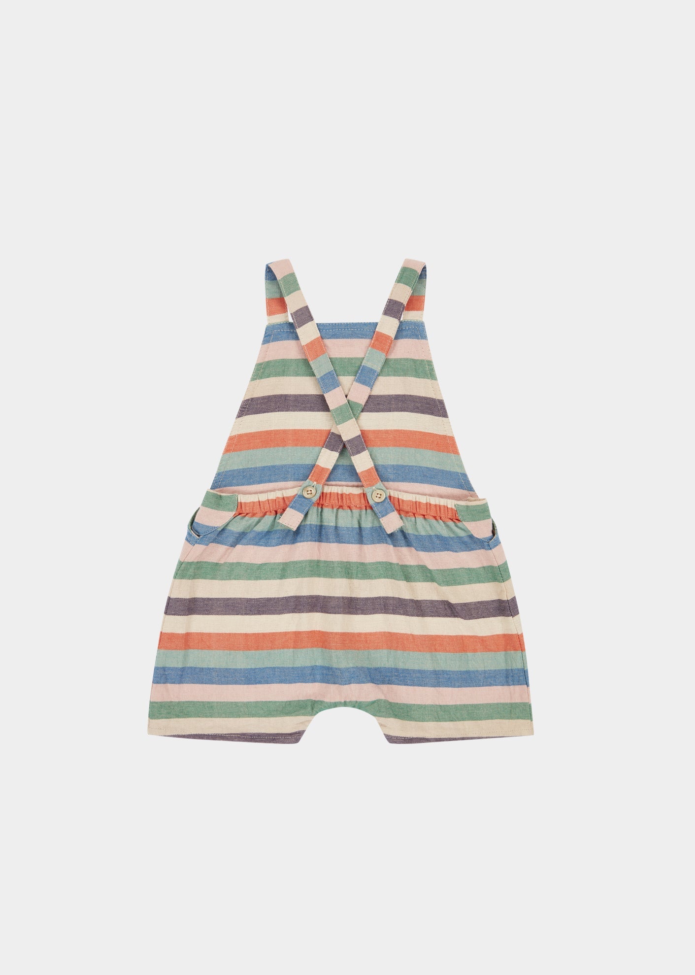 CORREA BABY ROMPER - MULTI STRIPE