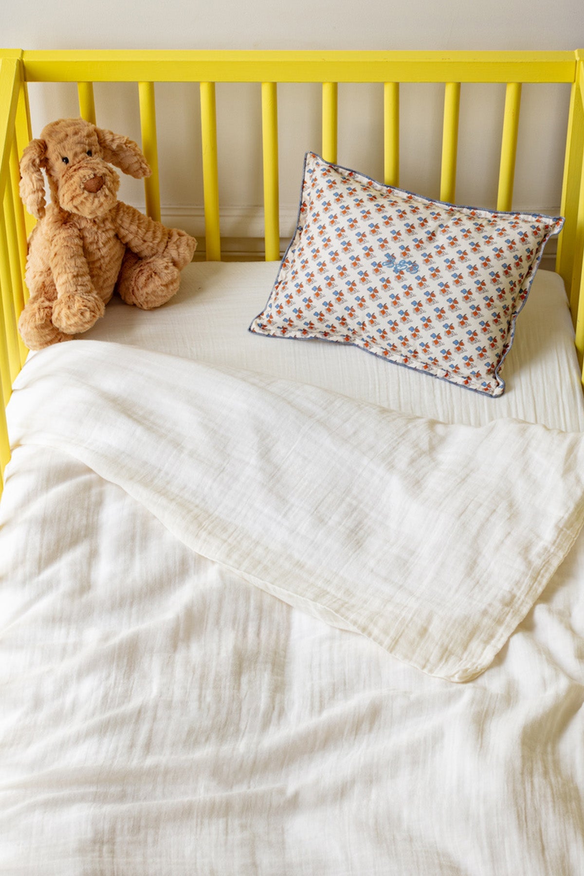 BABY DUVET COVER 80 X 120 -MERCI - BLANC DE MEUDON